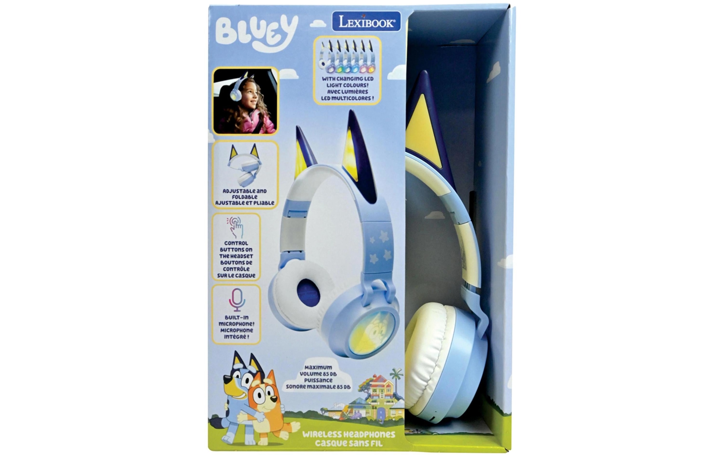 Lexibook® Écouteurs Bluetooth »3D Bluey Bluetooth«