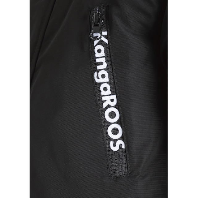 KangaROOS Parka »Outdoorjacke mit Reflektoren«, mit Kapuze, Brusttaschen  mit bedruckten Reissverschlüssen versandkostenfrei auf