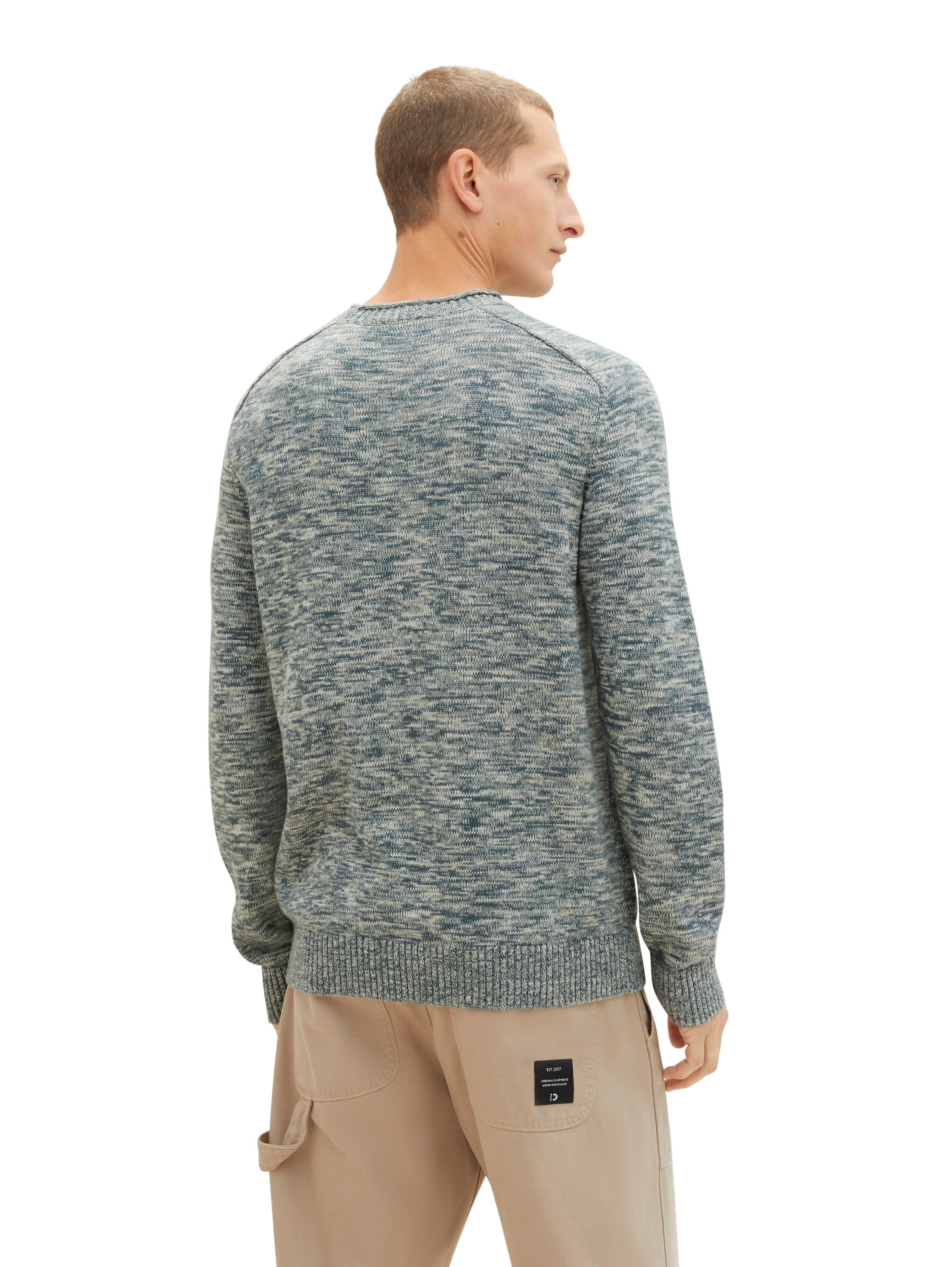 TOM TAILOR Strickpullover, mit Melange Optik