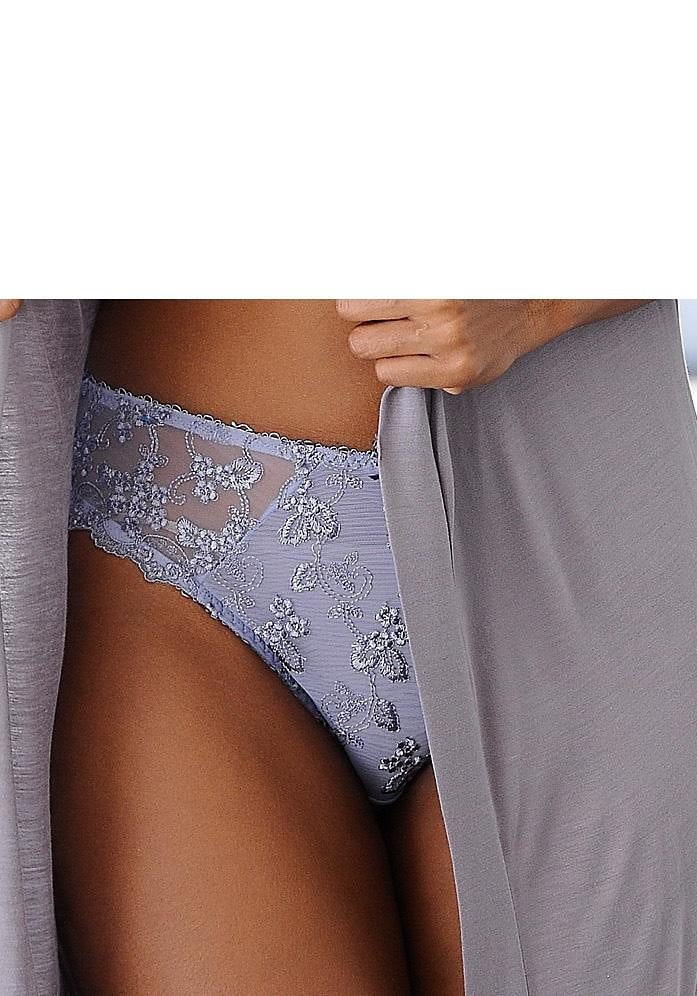 LASCANA Slip, Dessous mit schöner Blümchen-Stickereispitze