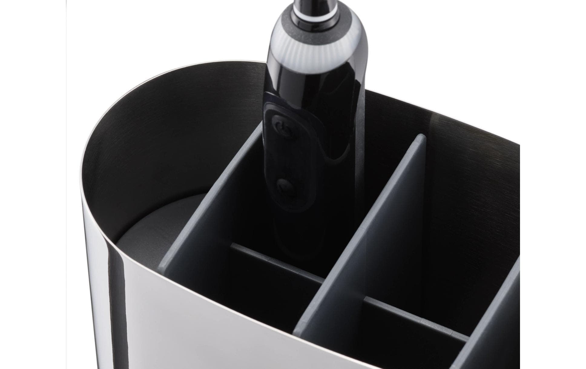 Joseph Joseph Porte-brosse à dents »EasyStore Luxe« grosser Zahnbürstenhalter aus Edelstahl