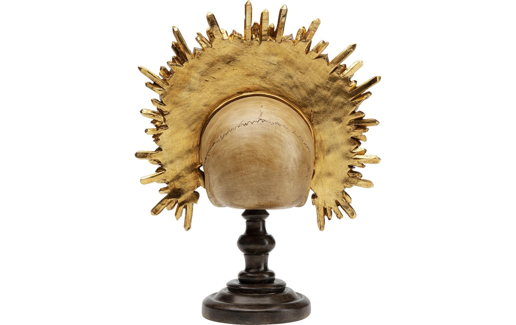 Kare Design Dekofigur »King Skull Goldfarben«