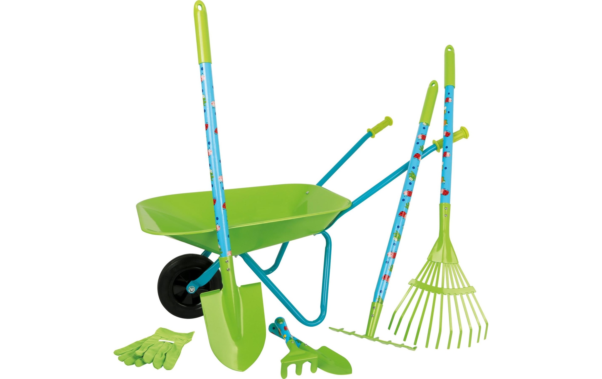 Image of Small Foot Spielzeug-Gartenset "Gartenset mit Schubkarre"