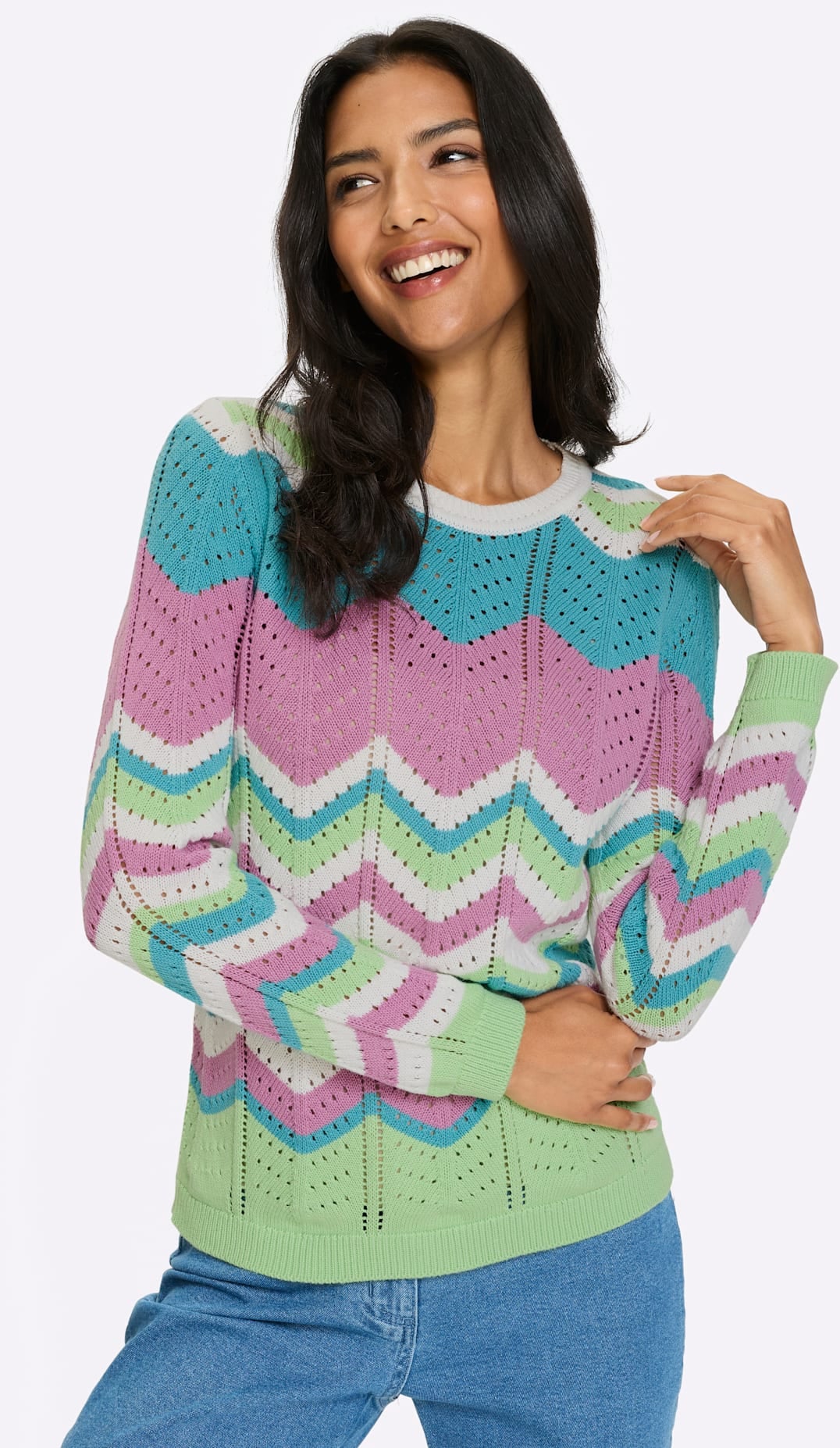 Classic Basics Pull ajouré »Ajour-Pullover«