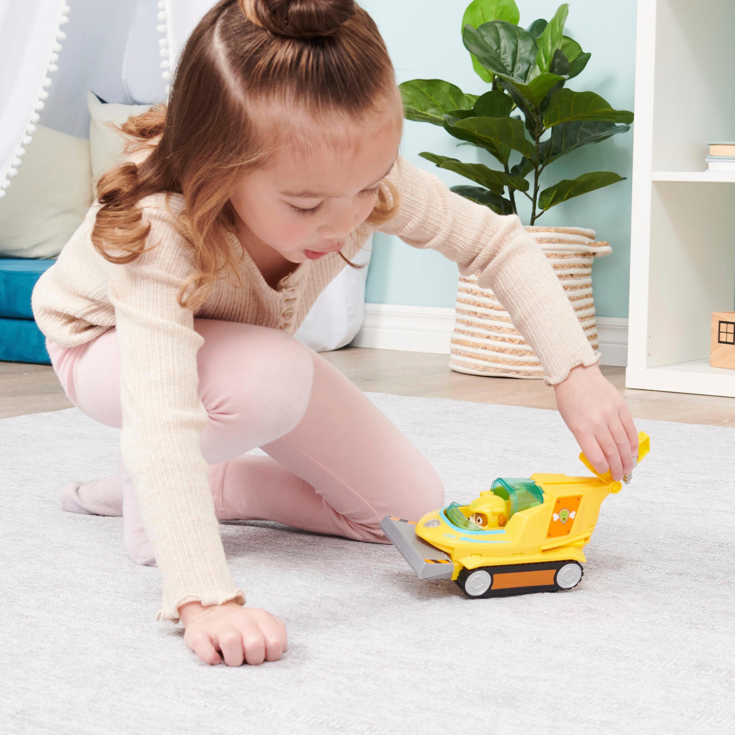 Spin Master Voiture-jouet »Paw Patrol - Aqua Pups - Basic Themed Vehicles Solid Rubble« mit Funktionen