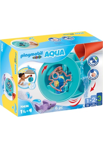 Playmobil® Konstruktions-Spielset »Wasserwirbelrad mit Babyhai (70636), Playmobil 123... kaufen
