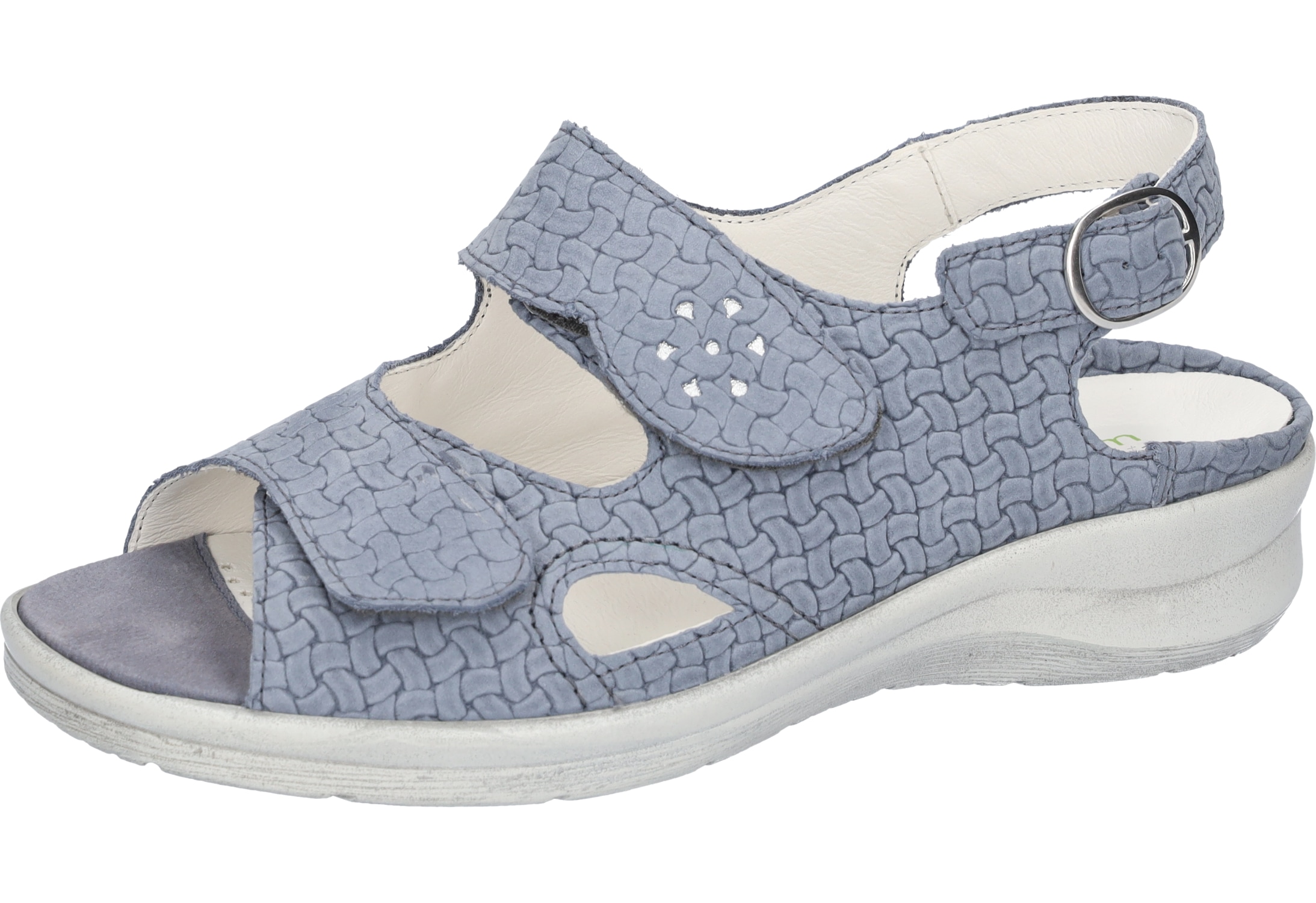 Image of Waldläufer Sandale "MERLE" Sommerschuh mit Klett- und Druckknopfverschluss, M-Weite