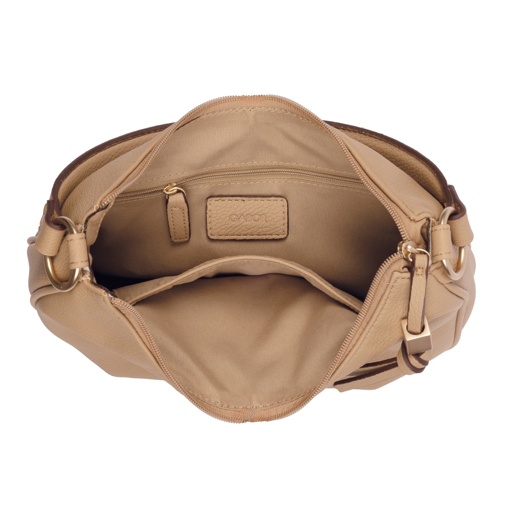 Gabor Sac à bandoulière »Rosina« Look décontracté avec matière douce et détail métallique marqué sur la fermeture éclair