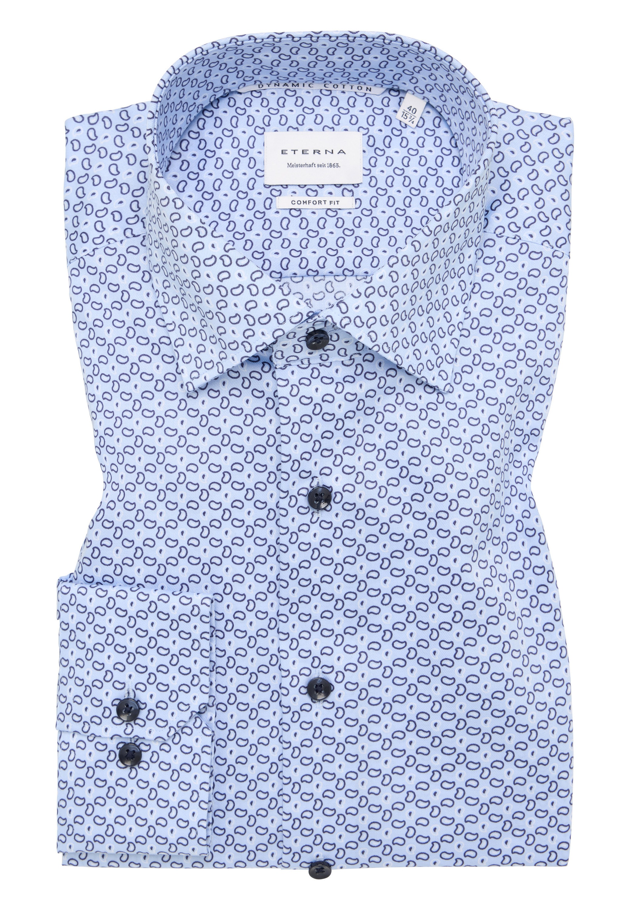Eterna Langarmhemd »COMFORT FIT«, NON IRON (bügelfrei)