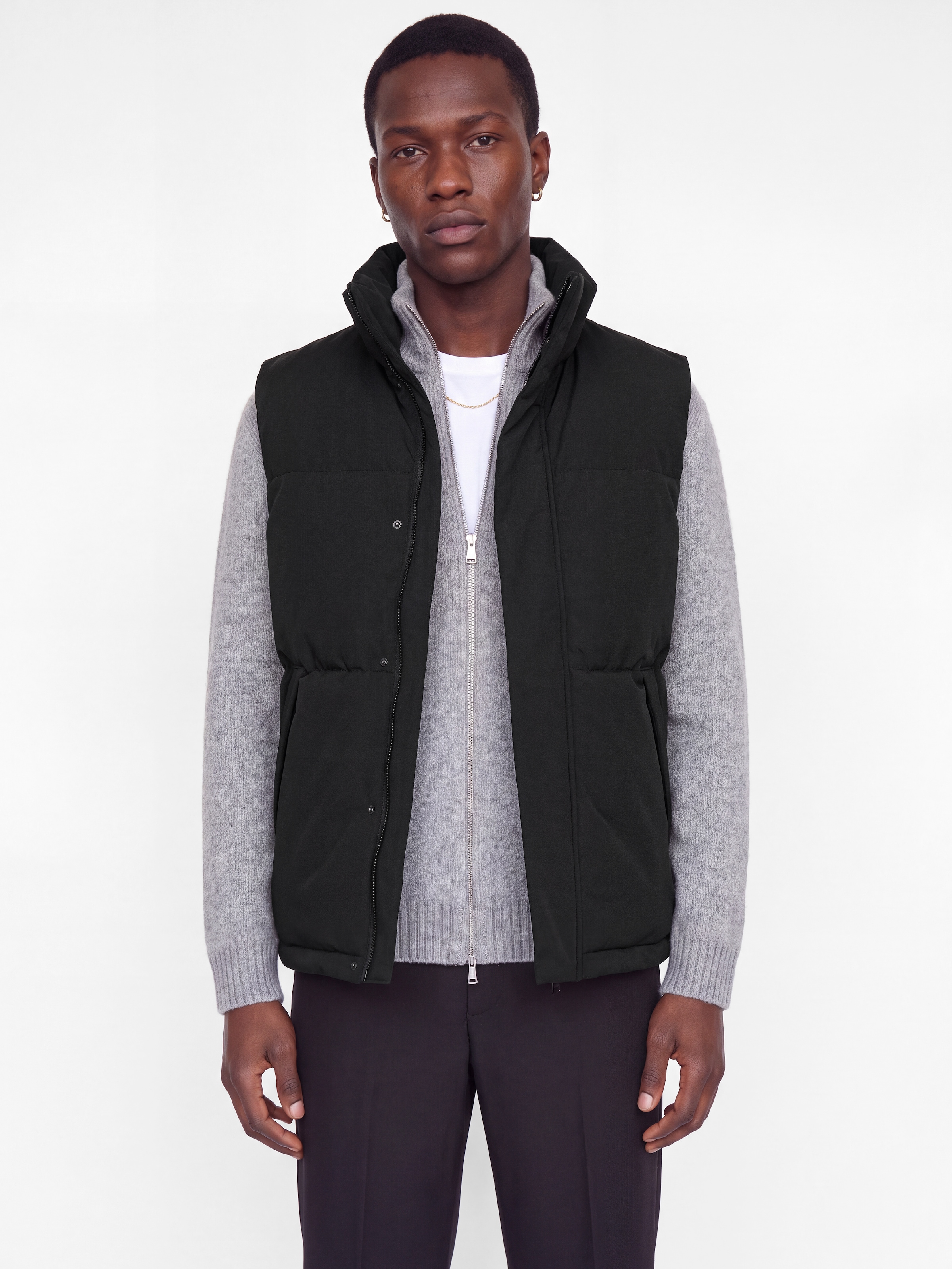 Image of Jack & Jones Steppweste "JJESOHO BODYWARMER AW26 SN" Kunstfaser, mit Stehkragen