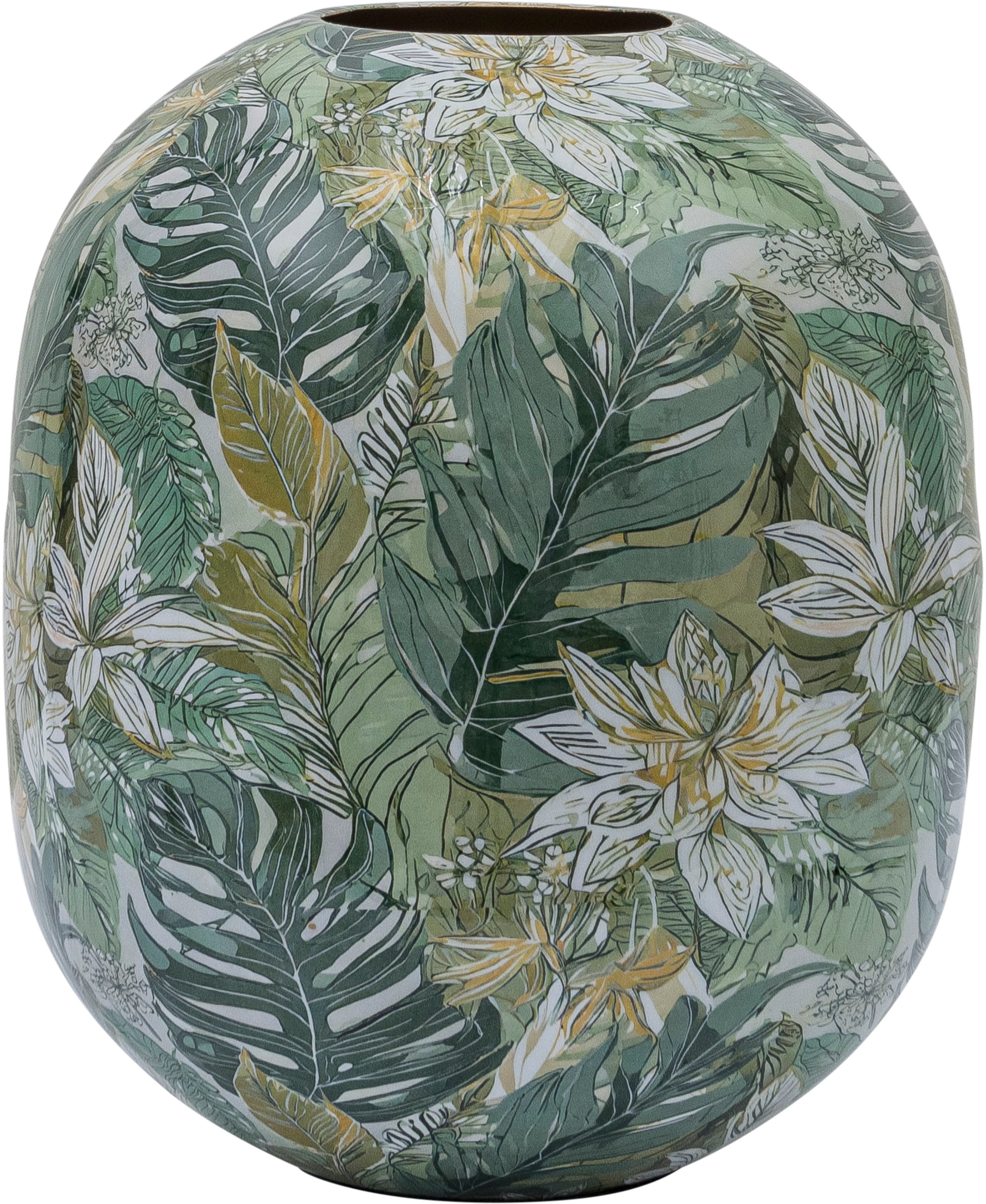 Image of Creativ home Tischvase "Vase" mit floralem Dekor