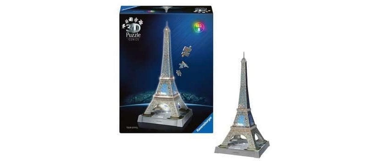 Ravensburger 3D-Puzzle »Iconics La Tour Eiffel with Light« 3D-Effekt