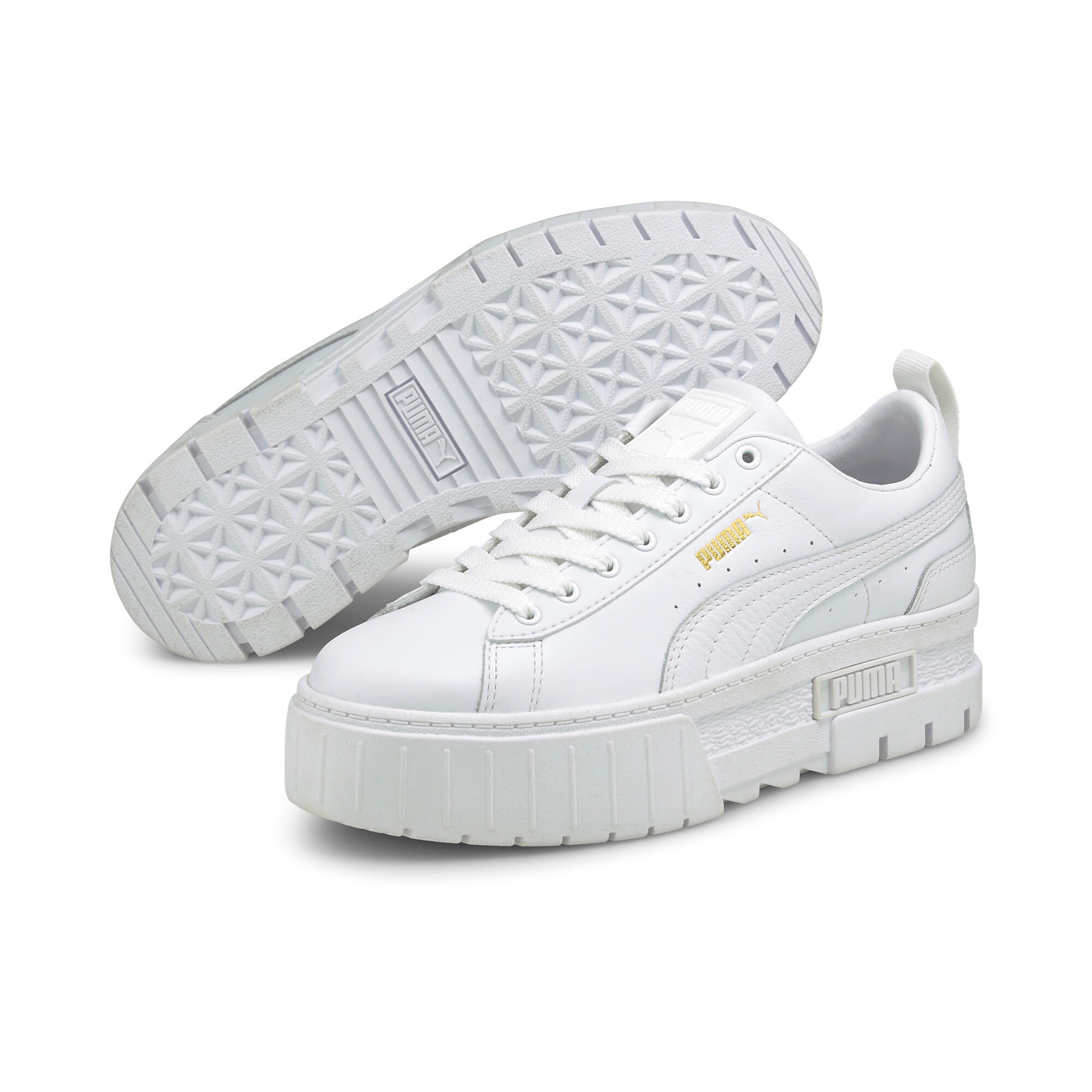 Image of PUMA Sneaker "MAYZE CLASSIC WNS" aus Leder, mit SOFTFOAM-Dämpfung