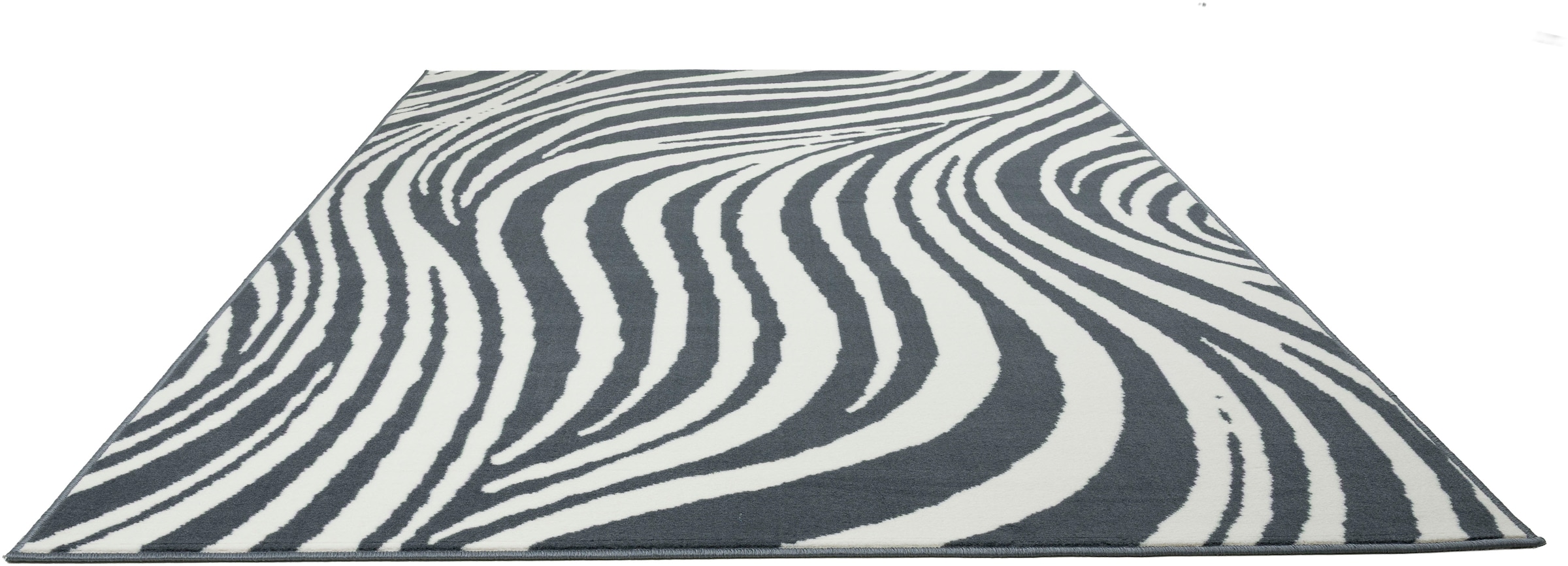 GOODproduct Teppich »Liaa in Wellen Design, softer Kurzflor,« rechteckig 7 mm Höhe 3D-Optik, Scandi-Look, Wohnzimmer, Esszimmer, Schlafzimmer