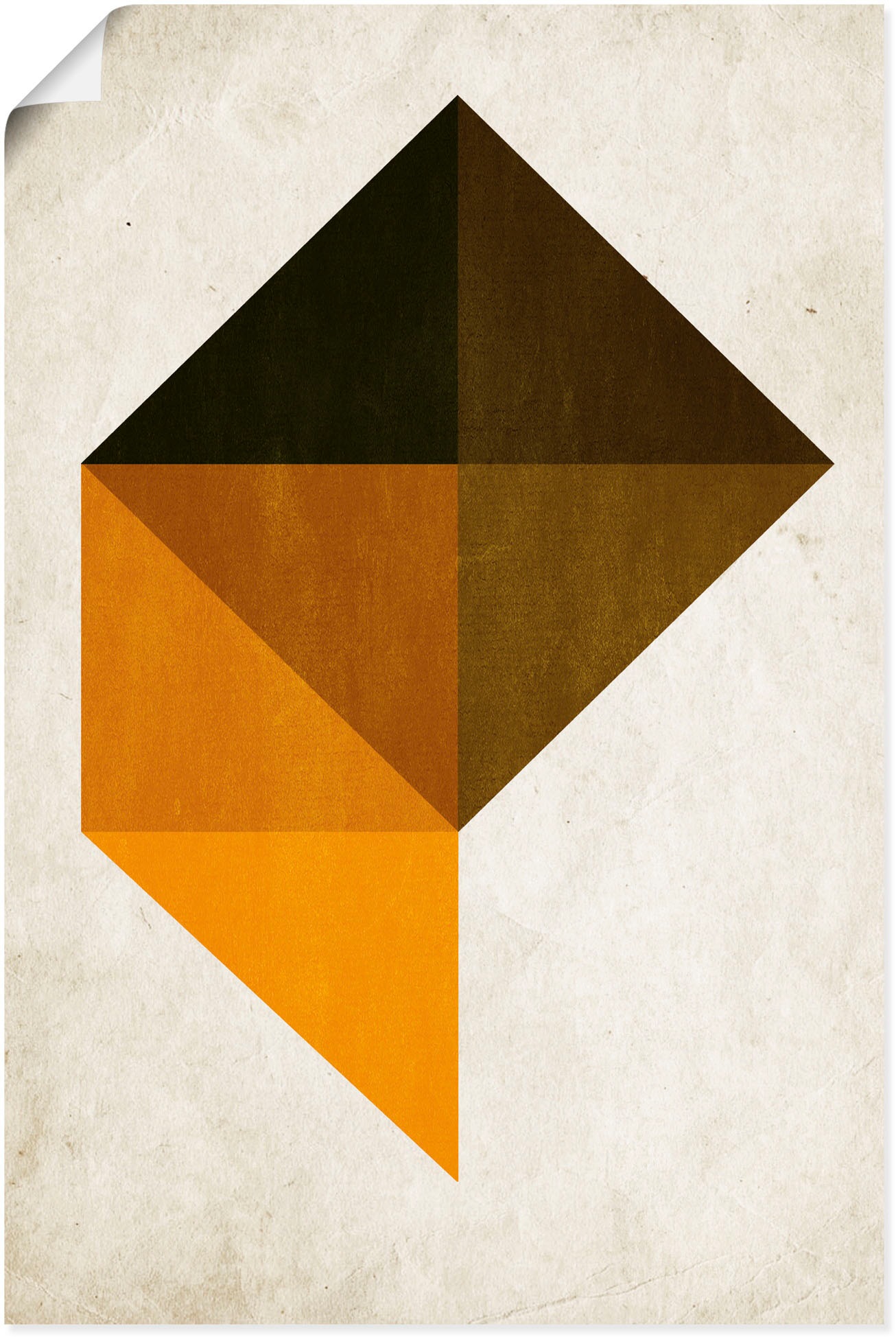 Artland Wandbild »TRAPEZ«, (1 Muster, maintenant Alubild, St.), Leinwandbild, als Grössen Wandaufkleber Poster in versch. oder