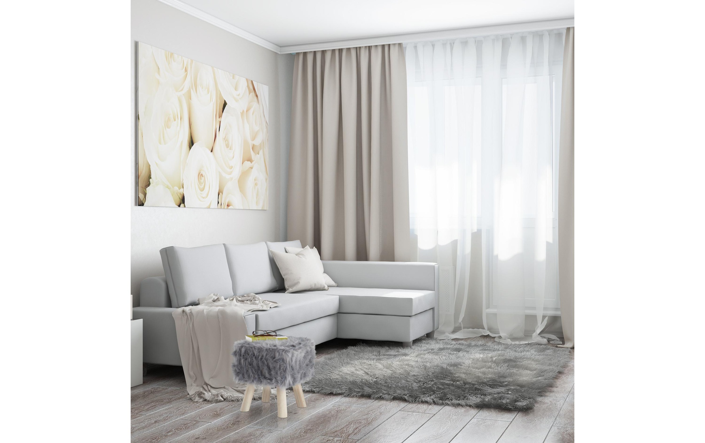 relaxdays Hocker »37 x 32 x 32 cm« Sitzhocker