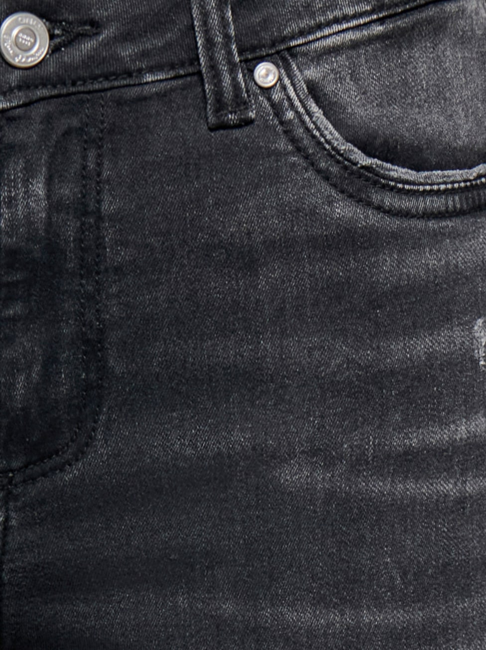 ONLY Jeans skinny »ONLWAUW MW SK ANK RW DNM« Mélange coton, taille mi-haute,
