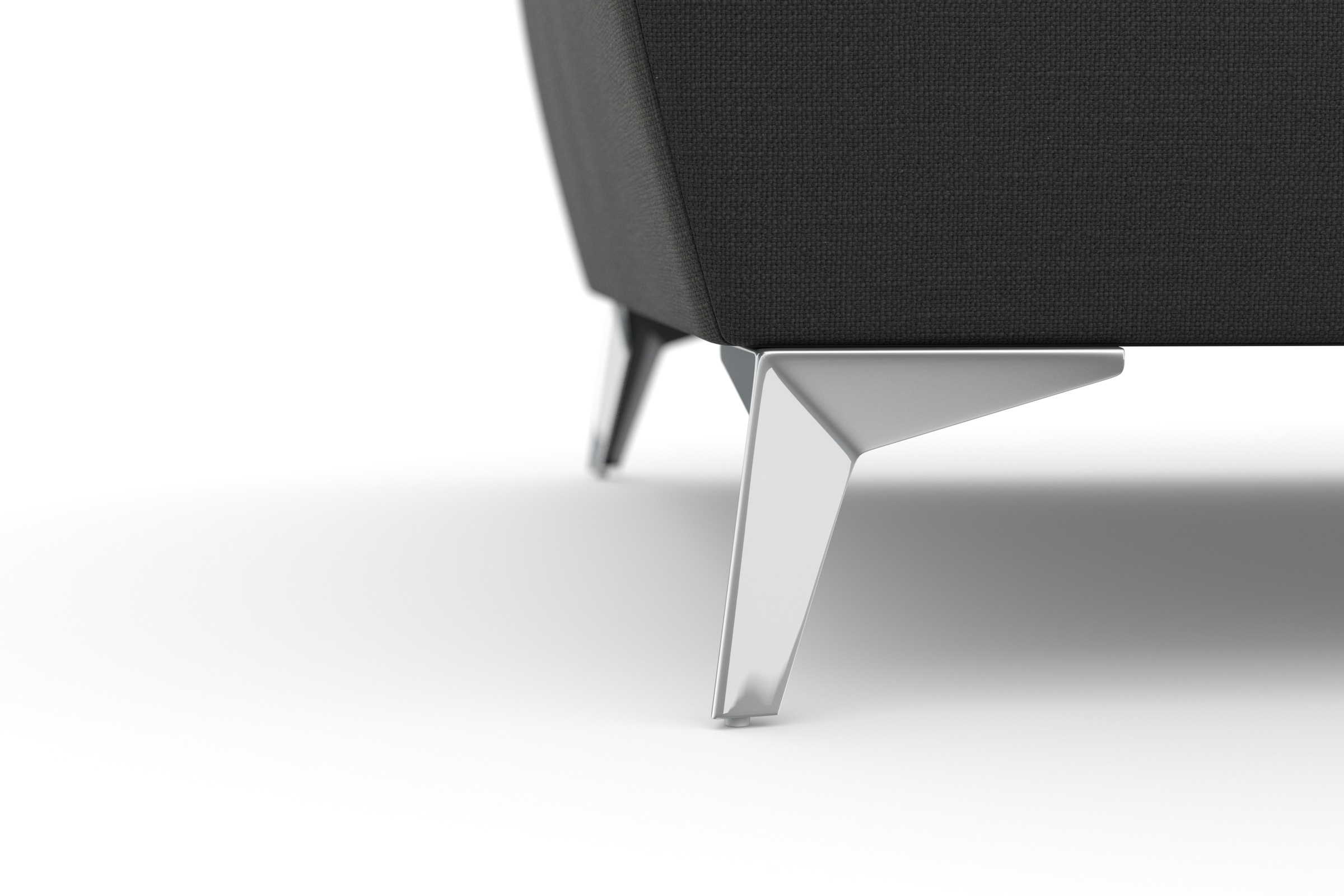 sit&more 2-Sitzer »Latigo«, mit hochwertigen Metallfüssen