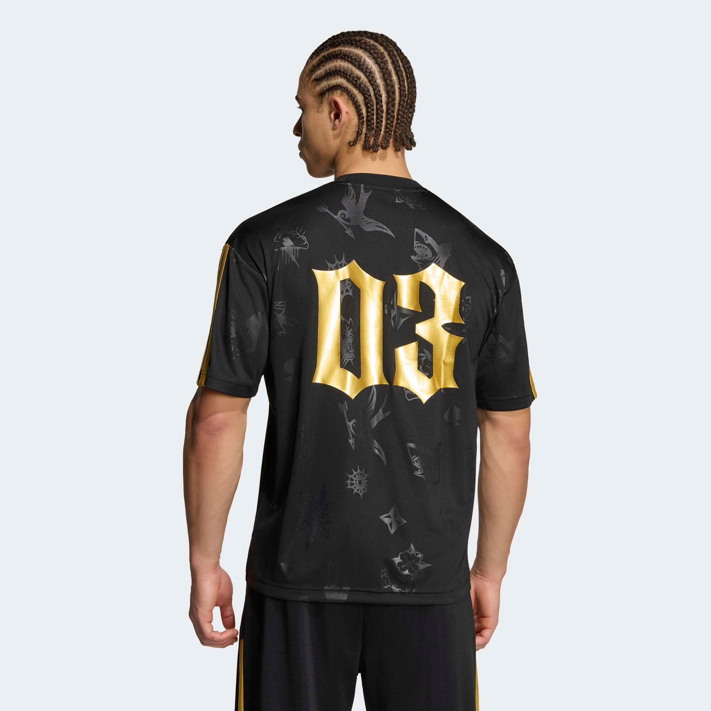 adidas Sportswear T-Shirt »ADIDAS X FORTNITE TIRO JERSEY« mit Rundhalsausschnitt, ohne Verschluss, sportlicher Stil
