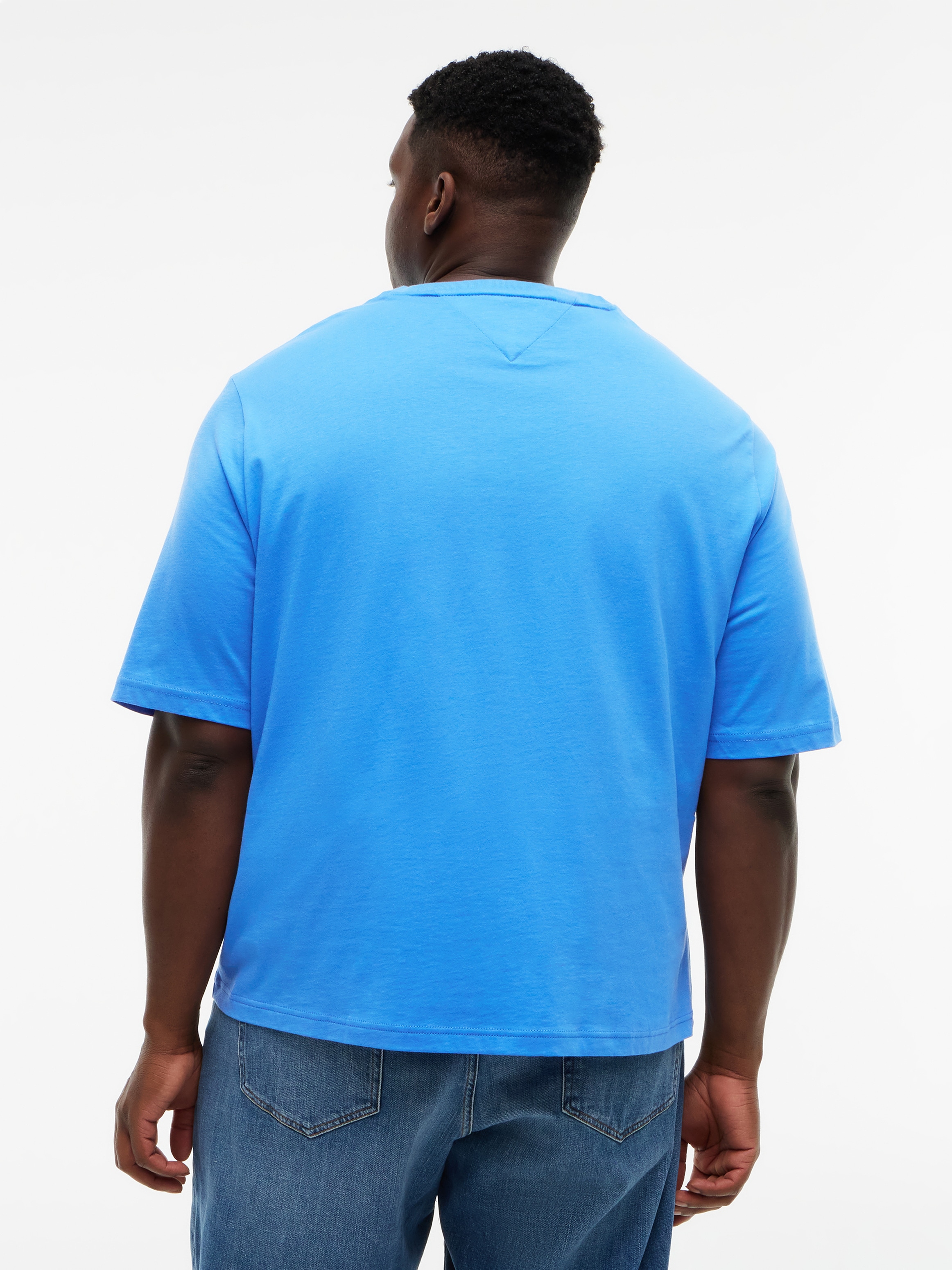 Tommy Hilfiger Big & Tall T-Shirt aus Jersey mit Flag-Grafik, Grosse Grössen