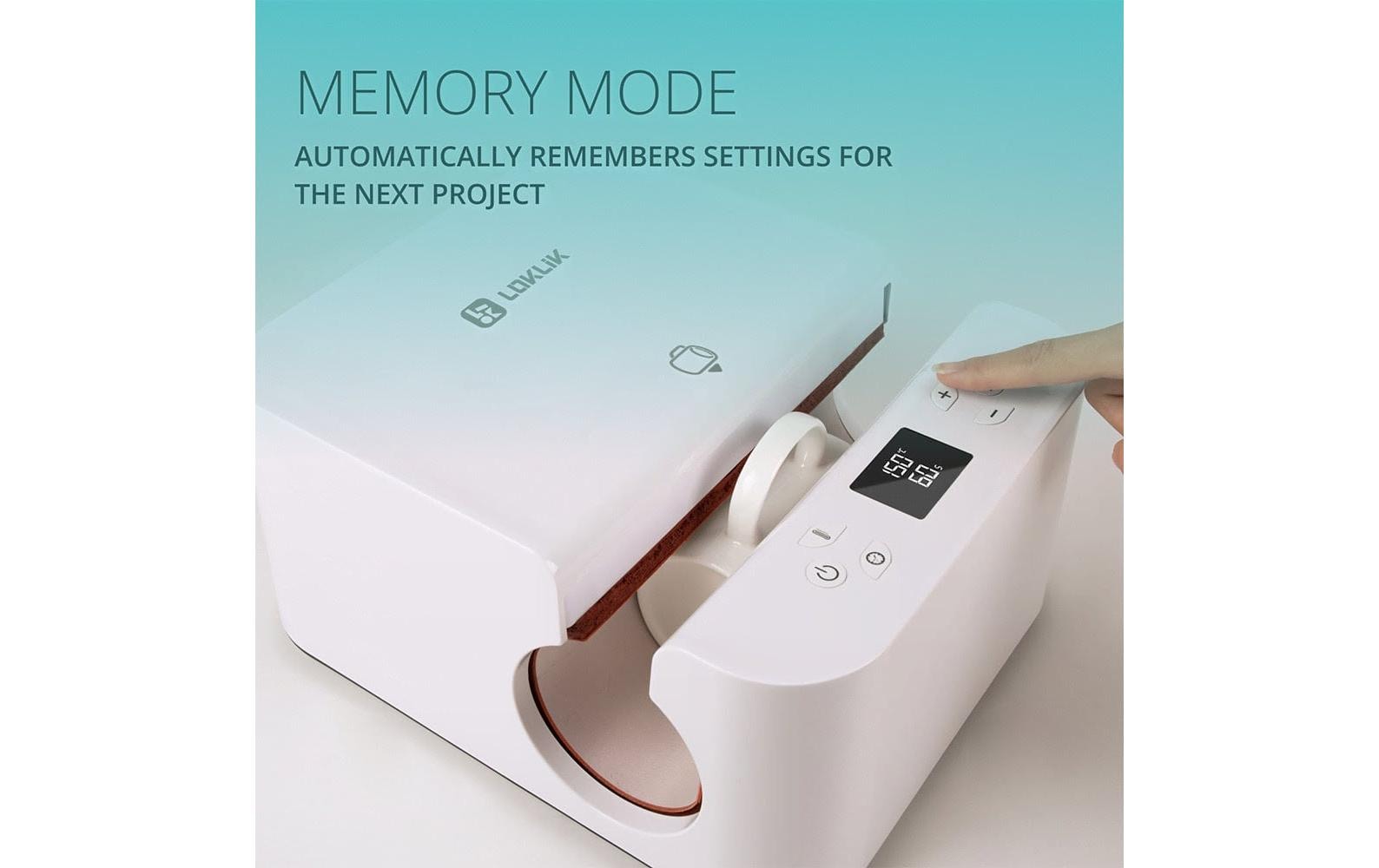 LOKLIK Presse à main »Auto Tumbler« Heizplattengrösse: 32,5 x 27,8 cm