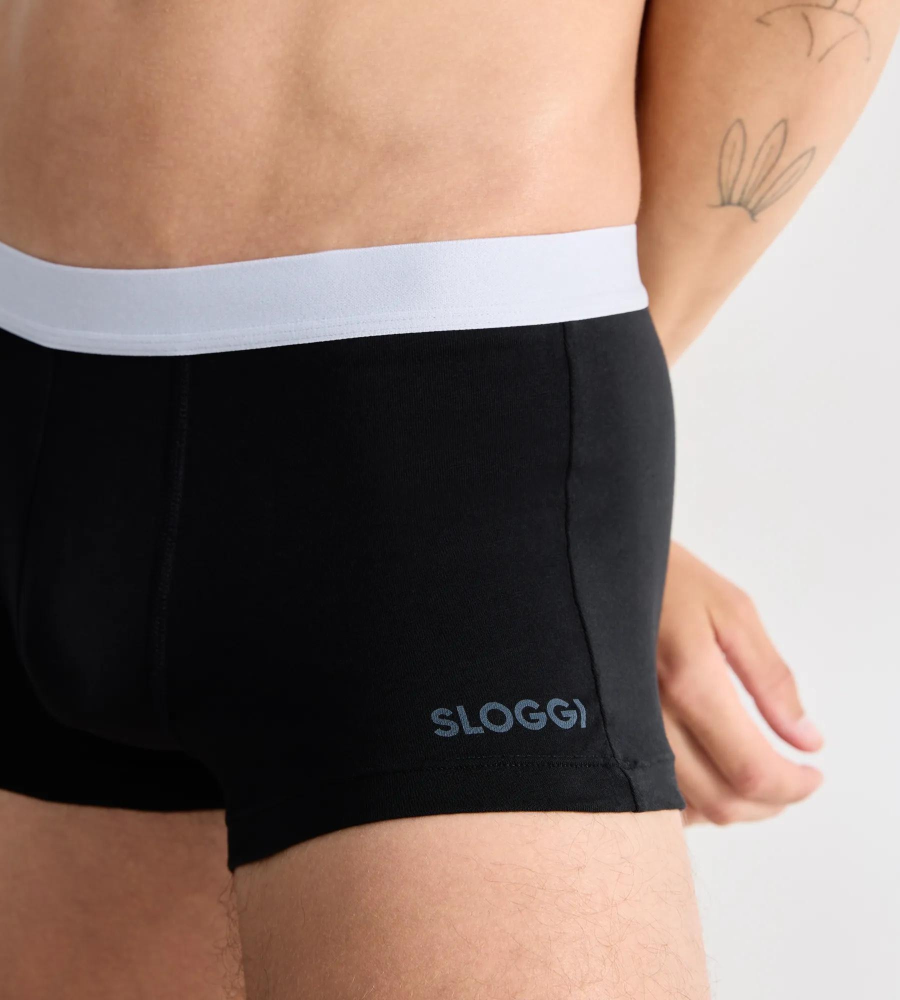 sloggi Pantalon rétro »men GO ABC 2.0 Hipster 2P« Paquet, 2 cuis basics modernes et confortables