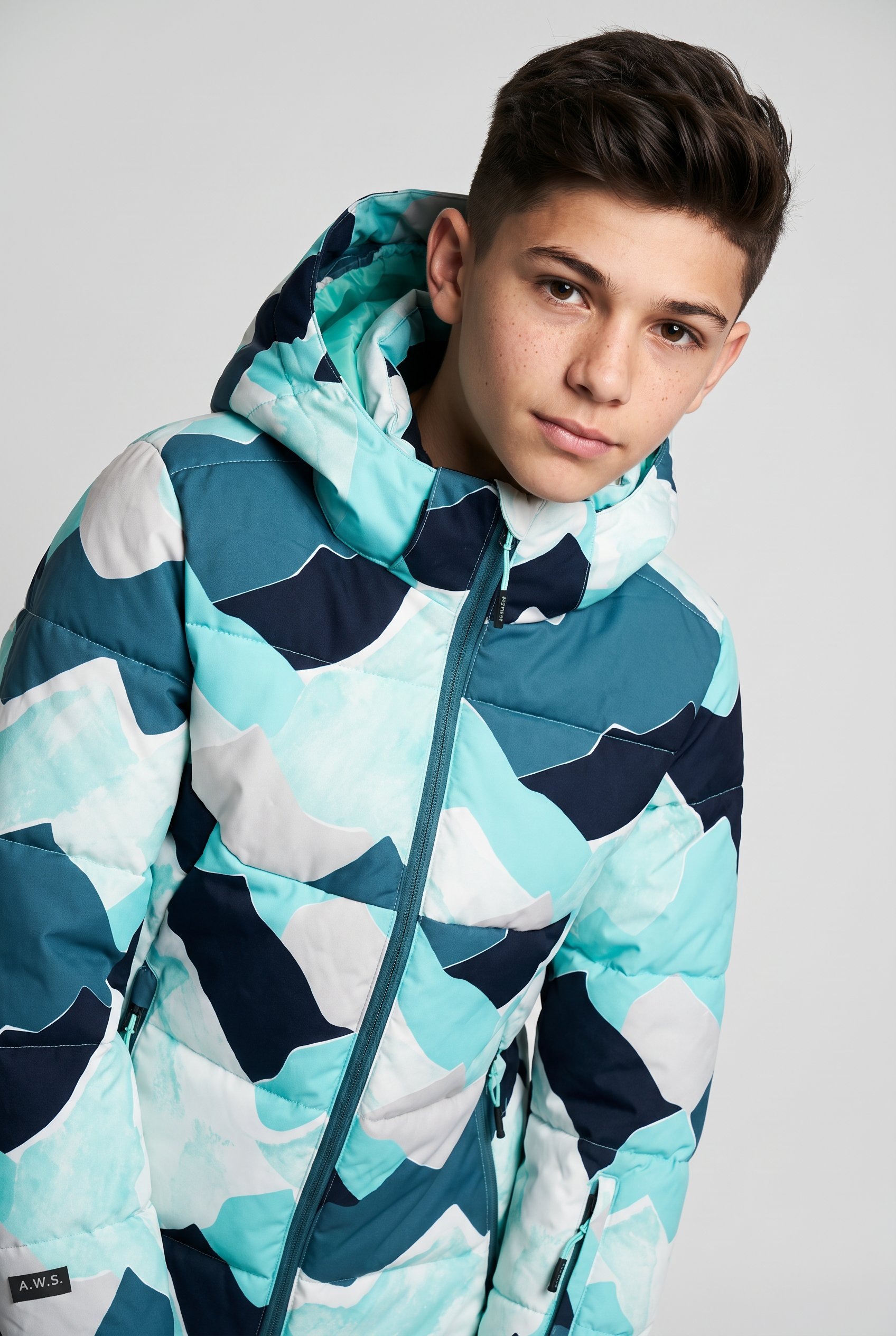 Icepeak Veste de ski »ICEPEAK LADUE JR« pour enfants et adolescents, avec fermeture éclair, respirant