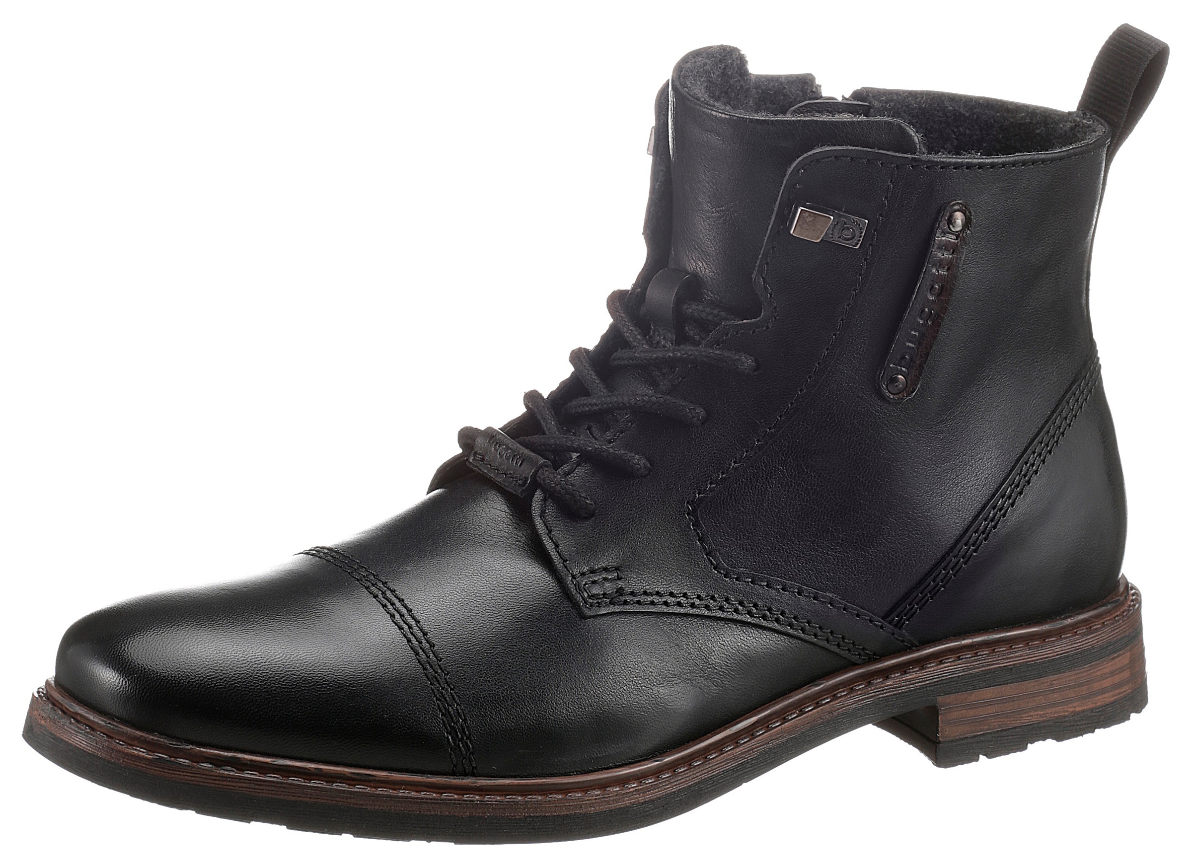 Image of bugatti Schnürstiefelette, mit praktischem Reissverschluss bei Ackermann Versand Schweiz