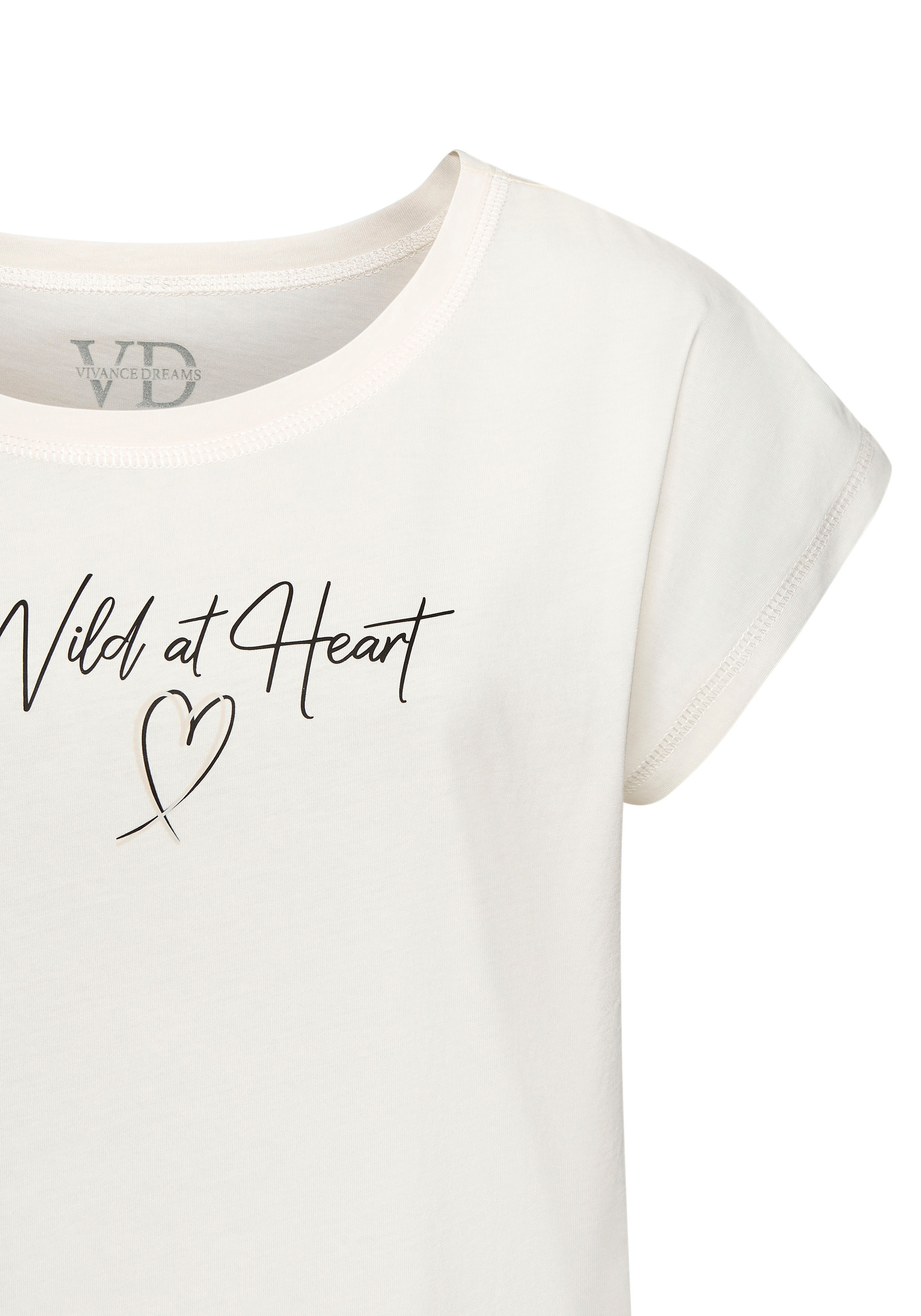 Vivance Dreams T-Shirt, mit Herzprint