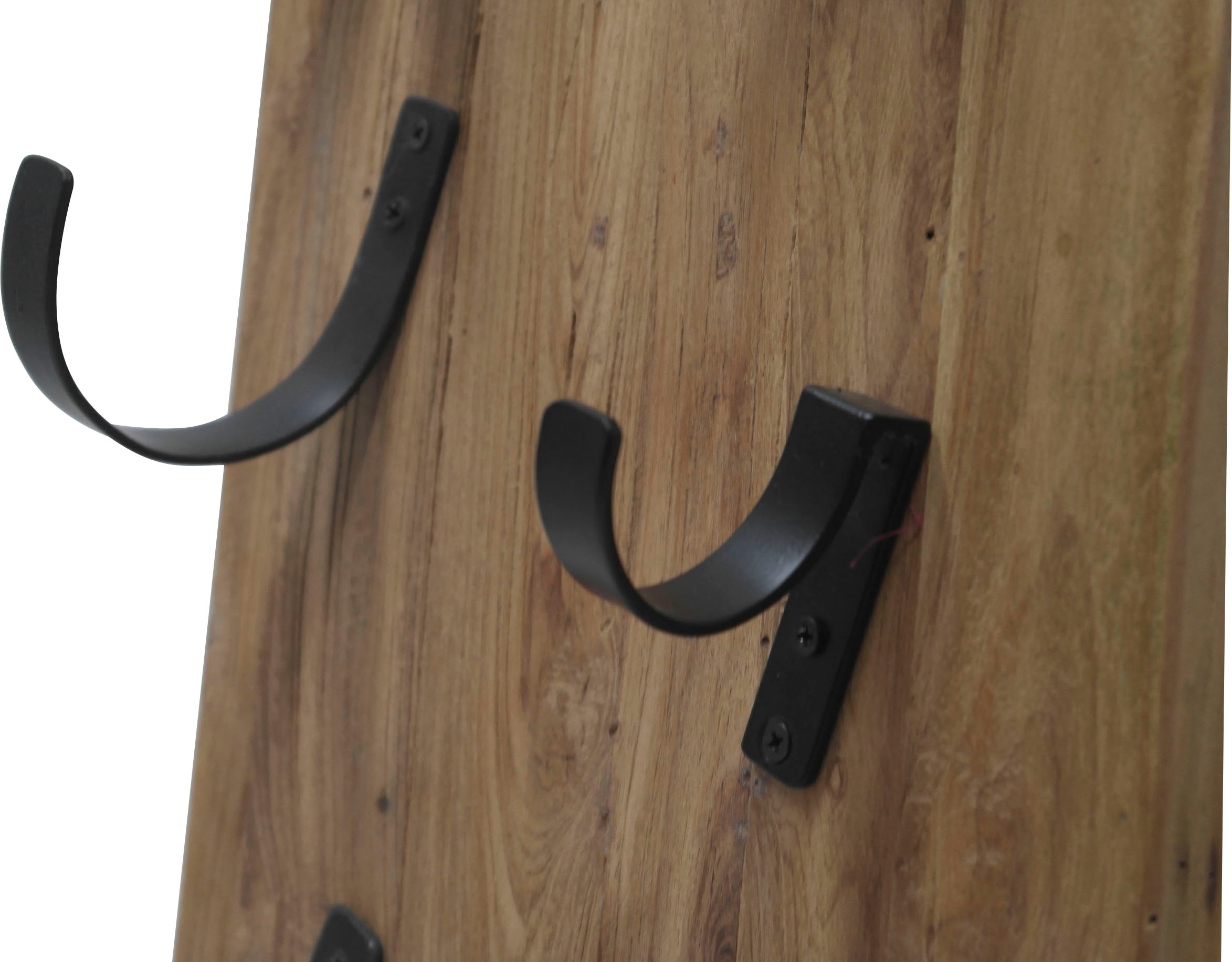 SIT Flaschenregal »Weinregal ROMANTEAKA – Wand-Flaschenregal aus Teakholz & Metall« Wand-Weinregal aus Teakholz & Metall für stilvolle Flaschen