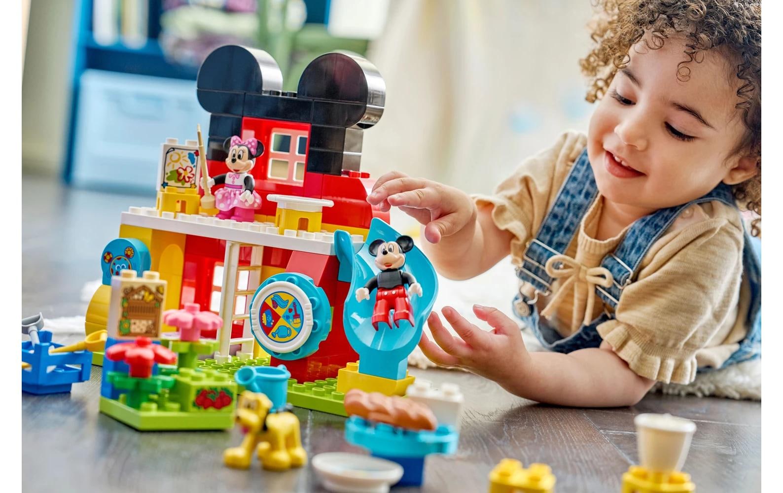 LEGO® Konstruktionsspielsteine »Micky Maus Wunderhaus mit Minnie und Pluto (10465), LEGO DUPLO Disney™«
