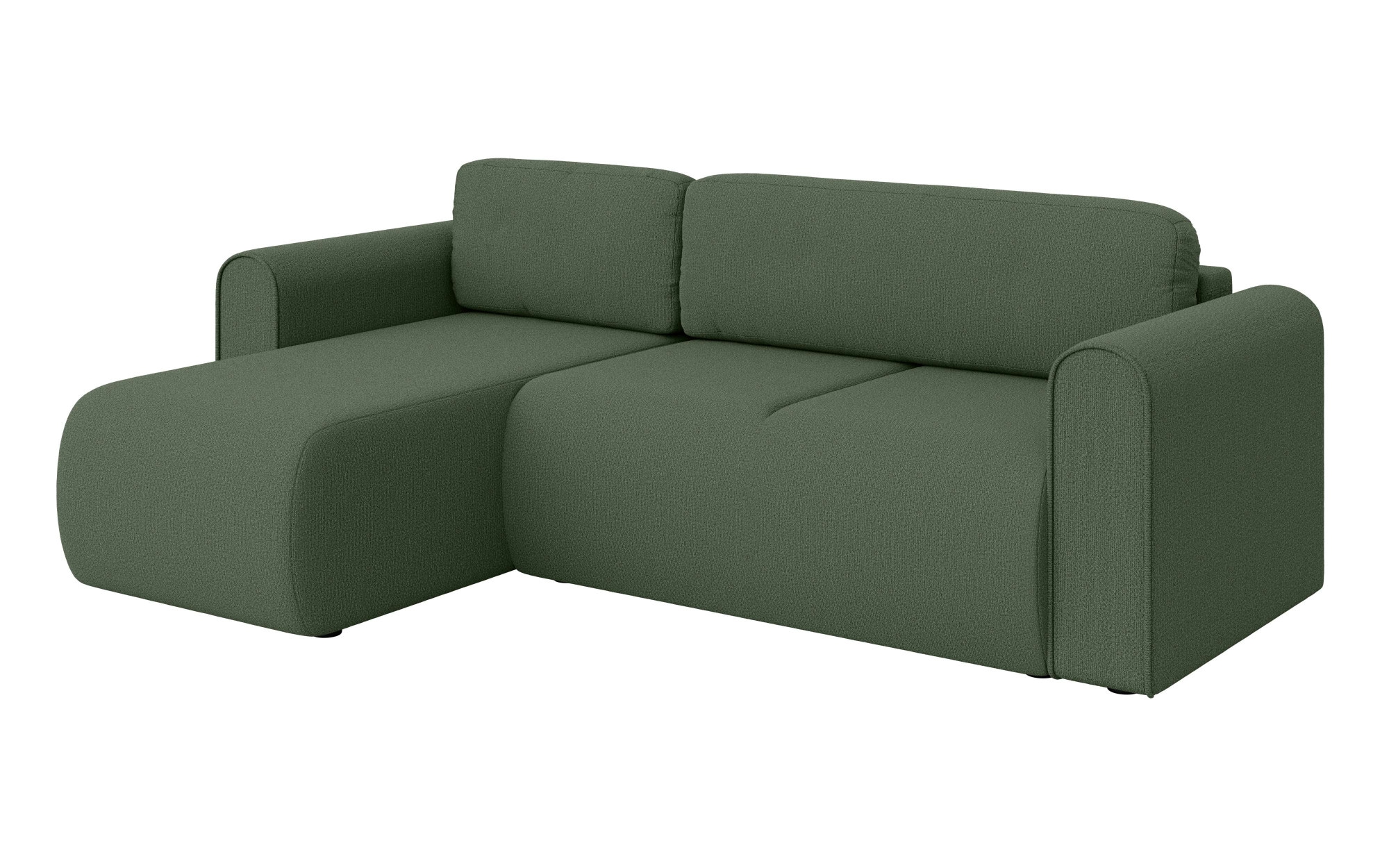 INOSIGN Canapé d'angle »Zacharia wahlweise Schlafsofa mit Bettkasten, B/T/H 250/166/86 cm« L-Form mit Wellenunterfederung, Recamiere beidseitig montierbar
