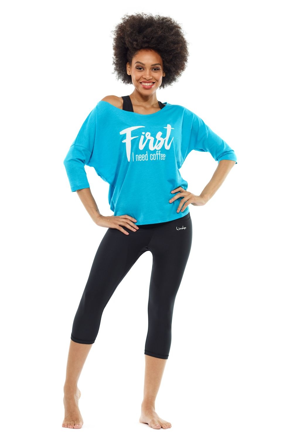 Winshape Leggings »Functional Power Shape 3/4-Tights HWL202«, High Waist mit Bauch-Weg-Effekt
