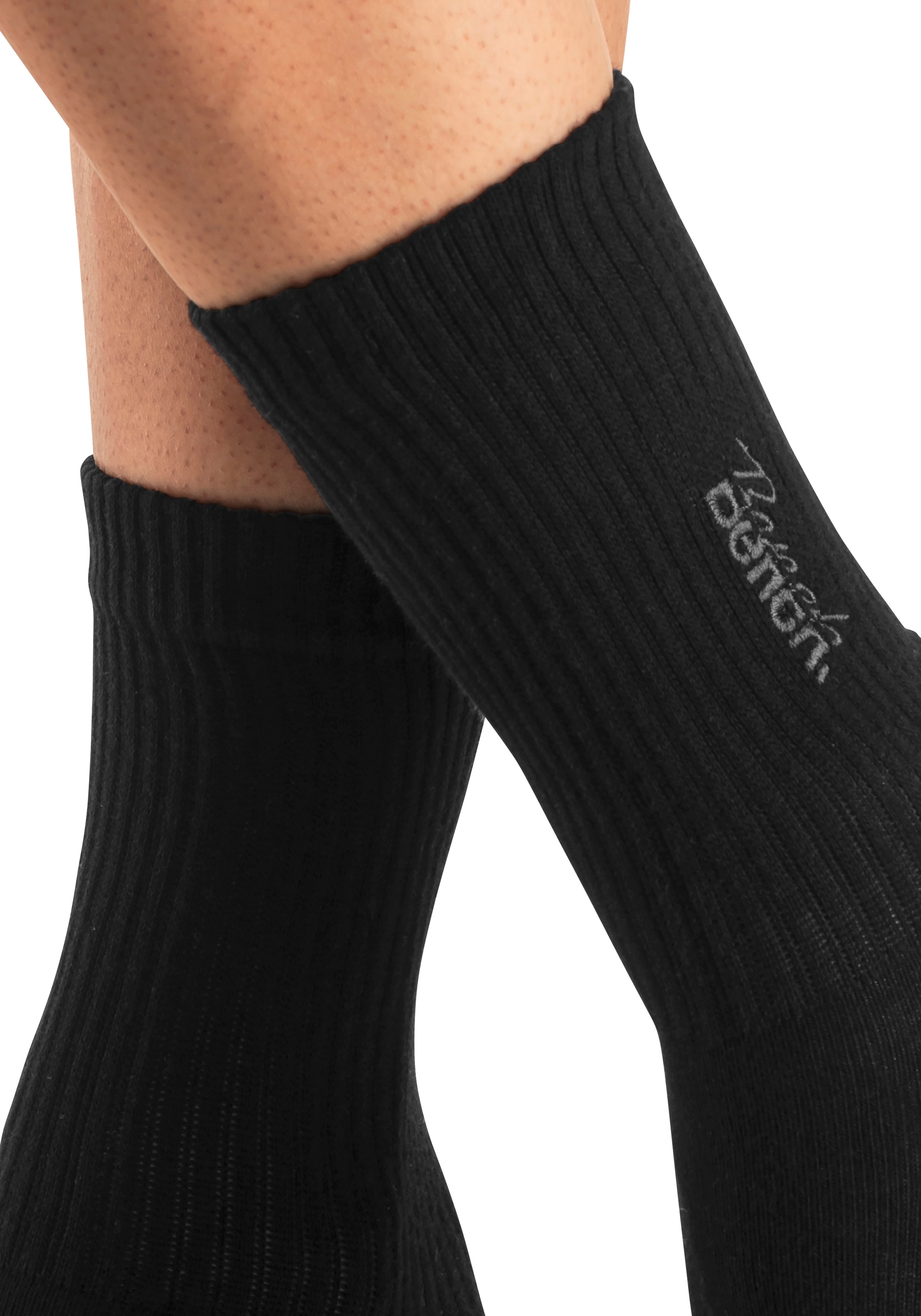 Bench. Basicsocken Packung, 3 Stk. tlg. mit Bench Logo Stickerei