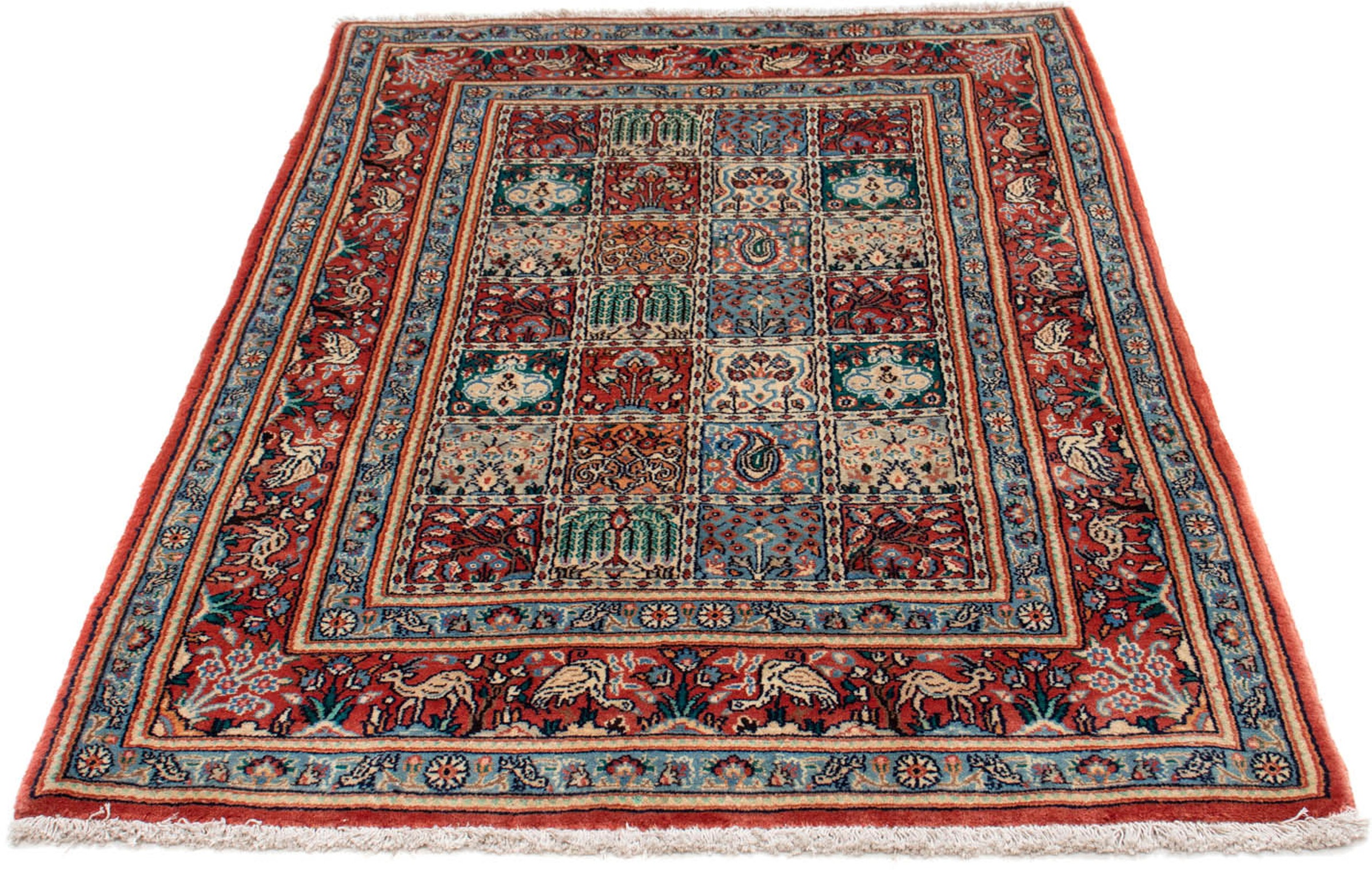 Image of morgenland Orientteppich »Perser - Classic - 148 x 100 cm - mehrfarbig«, rechteckig, 10 mm Höhe, Wohnzimmer, Handgeknüpft, Einzelstück mit Zertifikat bei Ackermann Versand Schweiz