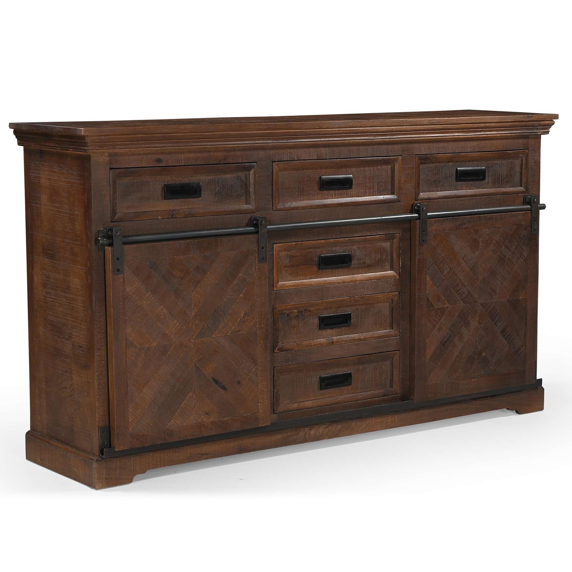 Image of GOODproduct Sideboard "Don Barn" mit 2 Schiebetüren, handgefertigt, Unika-Möbel, Breite 160 cm
