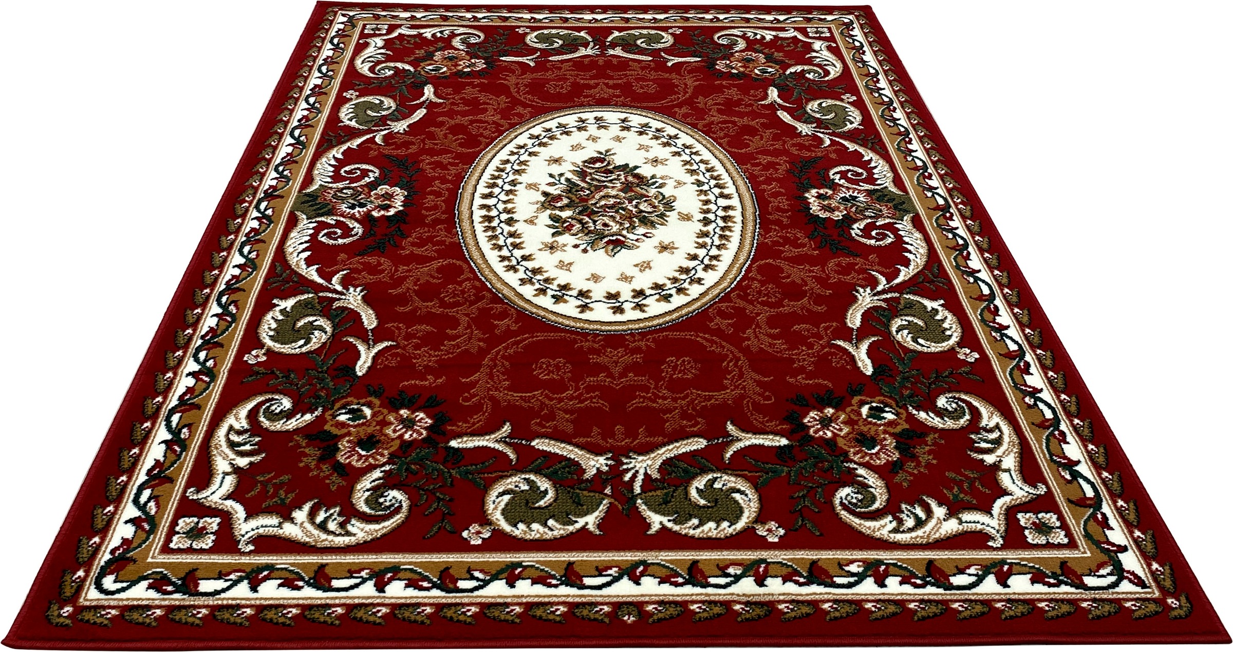 Image of DELAVITA Teppich »Theobald«, rechteckig, 7 mm Höhe, Orient-Optik, klassisches Design, mit Bordüre, ideale Teppiche für Wohnzimmer, Esszimmer, Schlafzimmer bei Ackermann Versand Schweiz