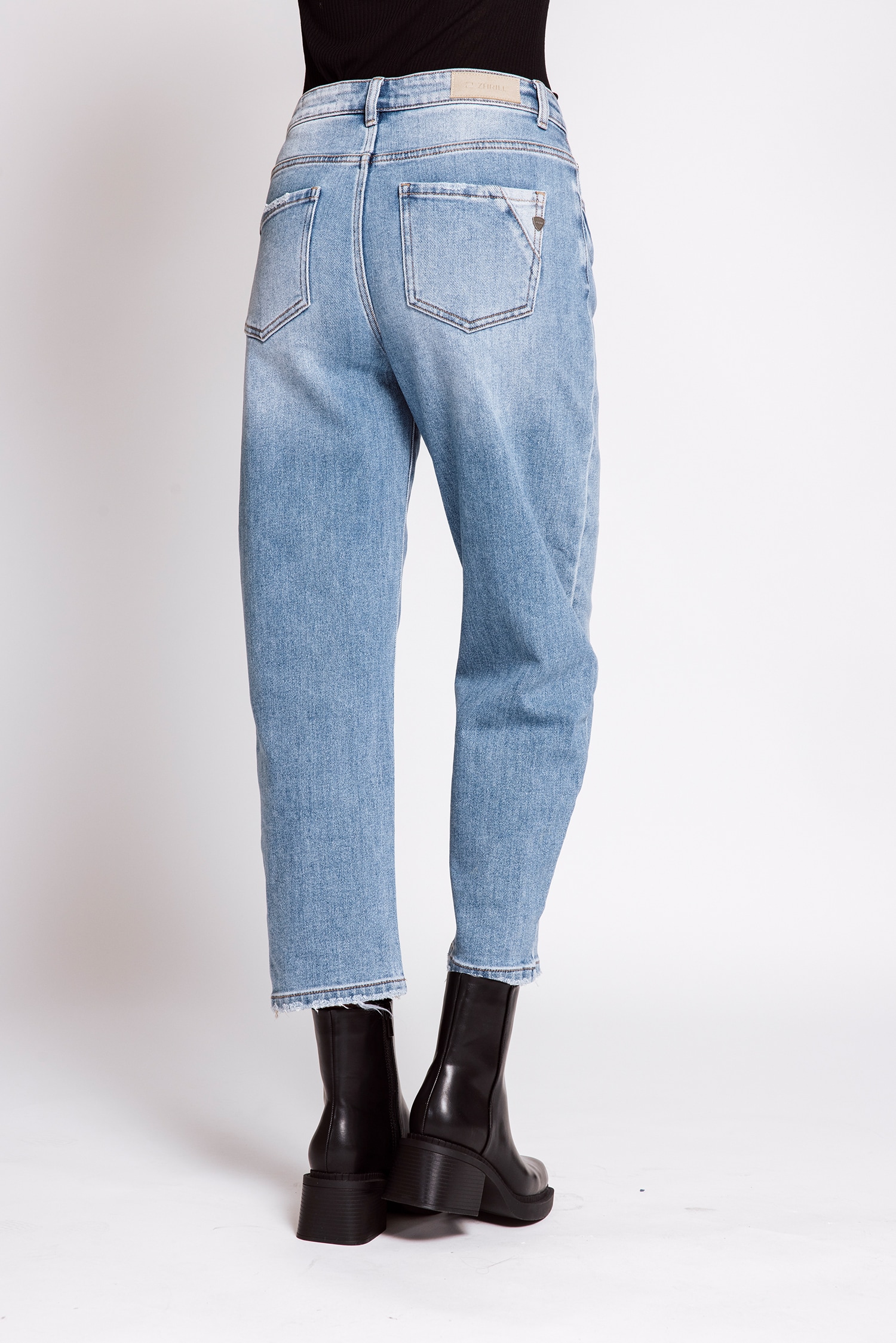 Zhrill 7/8-Jeans »IZA« bequeme Passform, gerade Beinform, 7/8-Länge, mit Animal-Print