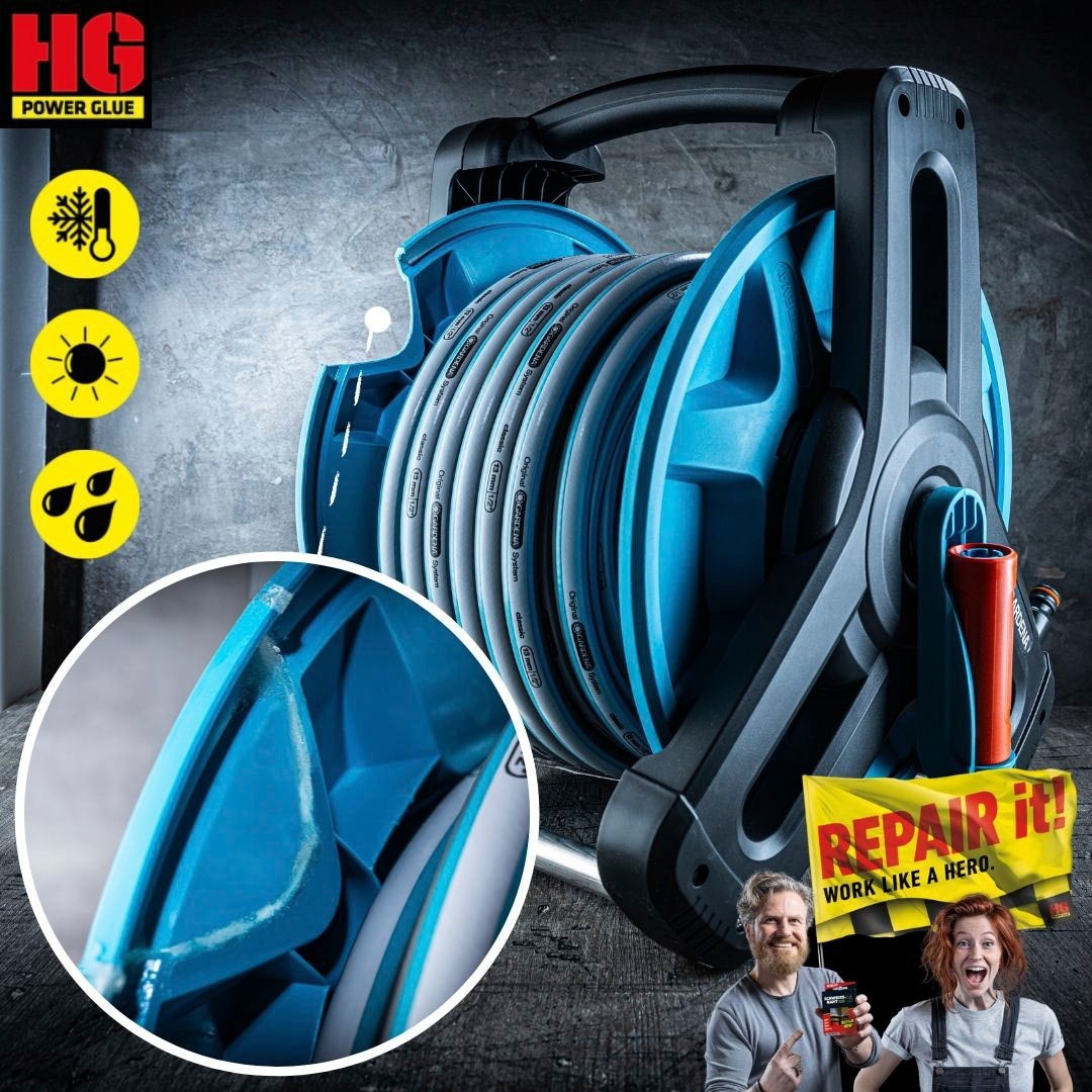 HG Reparatur-Set »PowerGlue« 7 Stk. tlg. XXL-Profikoffer, die Schweissnaht aus der Flasche