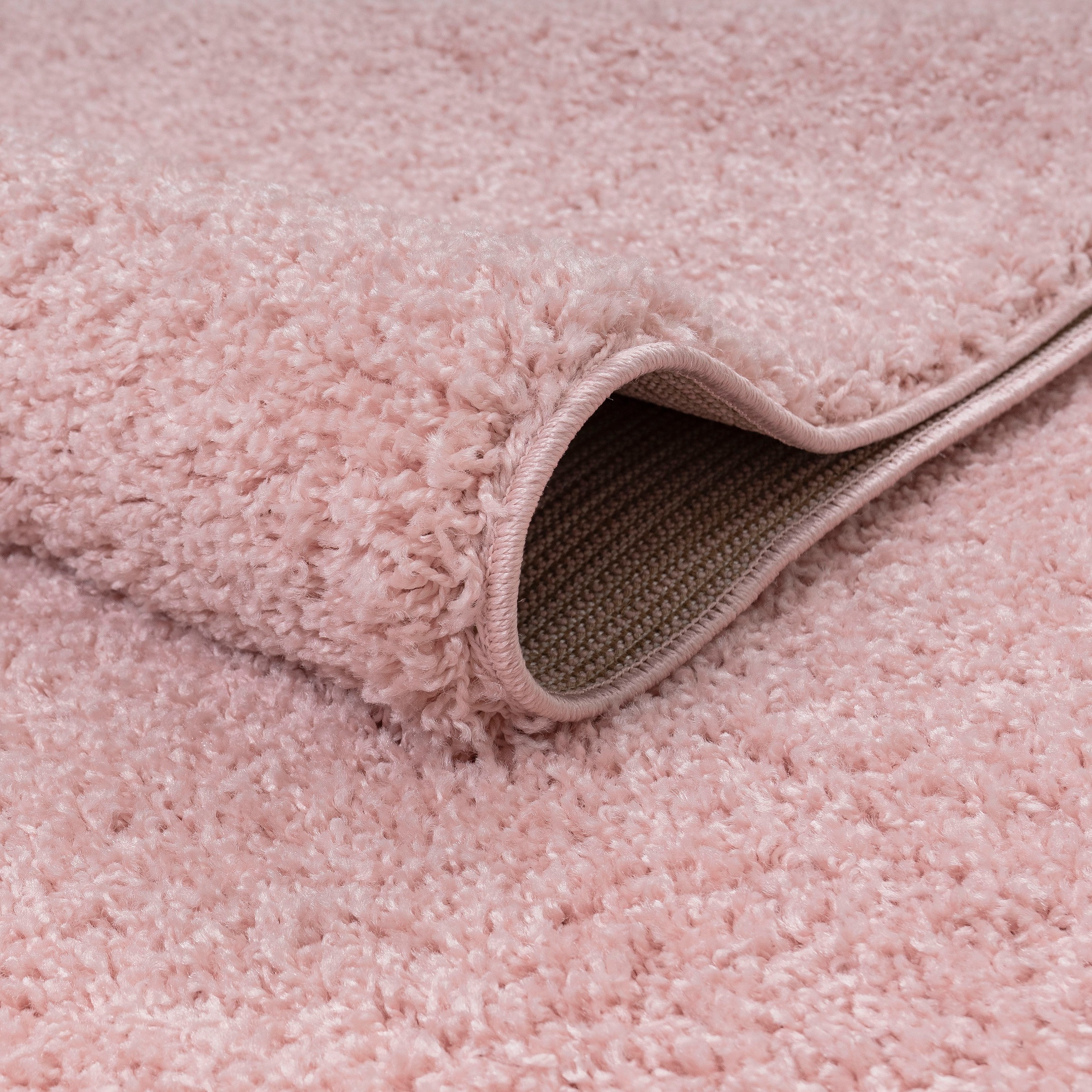 Home affaire Hochflor-Teppich »Viva«, rechteckig, 45 mm Höhe, Uni Farben, einfarbig, besonders weich und kuschelig