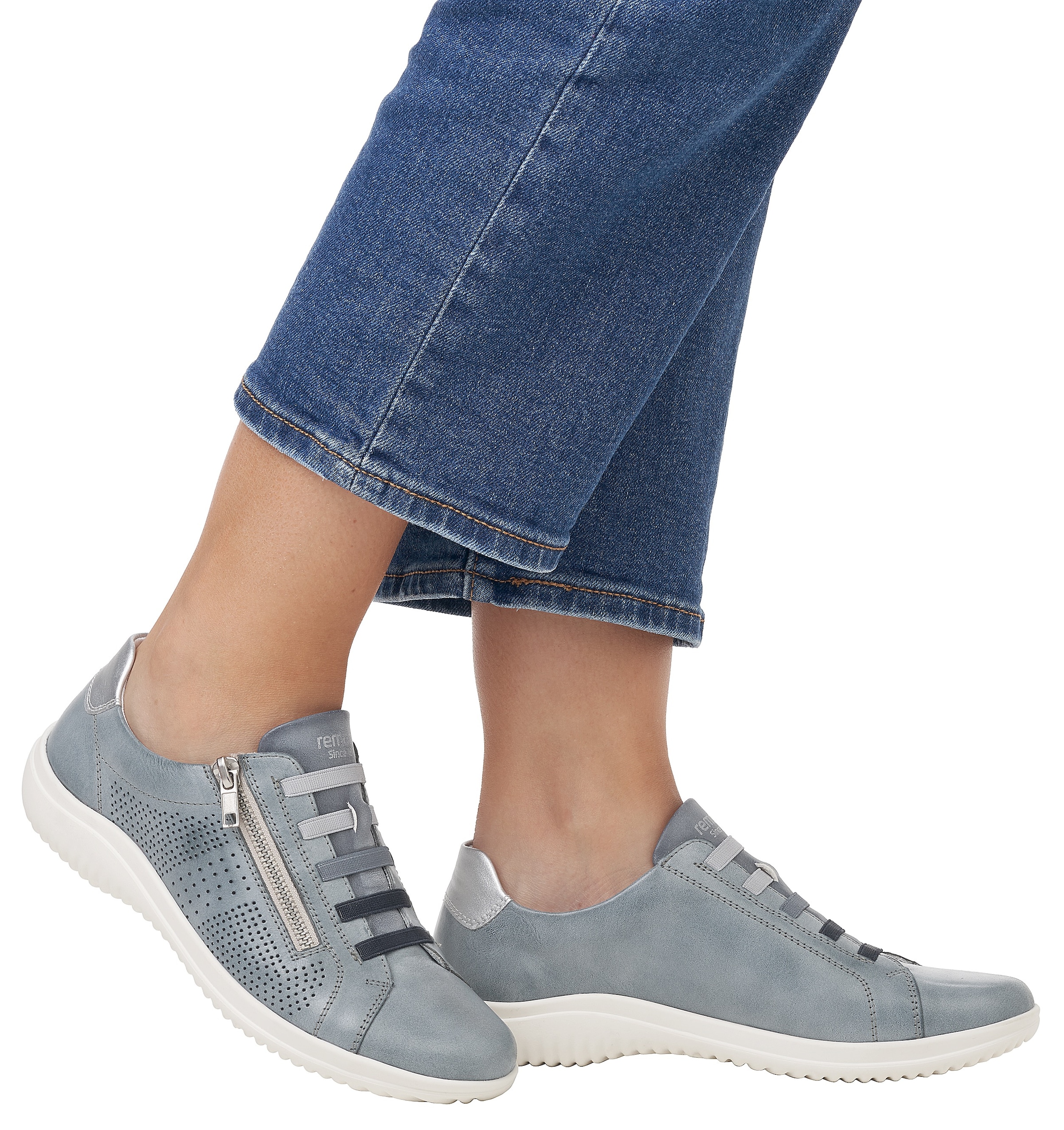 Remonte Slip-On Sneaker, mit praktischem Wechselfussbett, Freizeitschuh, Slipper