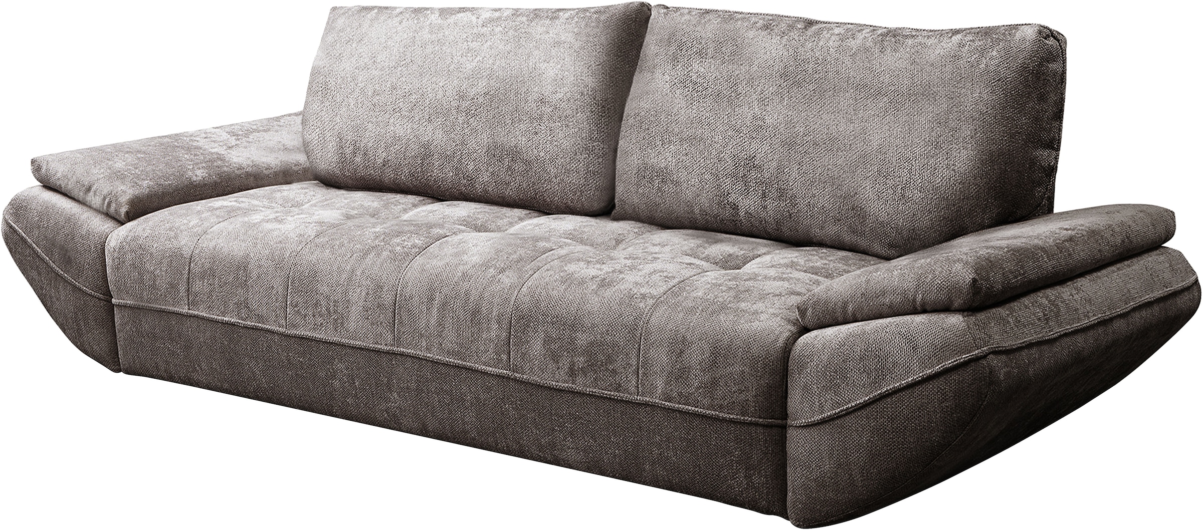 exxpo - sofa fashion Canapé Big incl. fonction lit et coffre, grand confort d'assise, matelassage sur l'assise