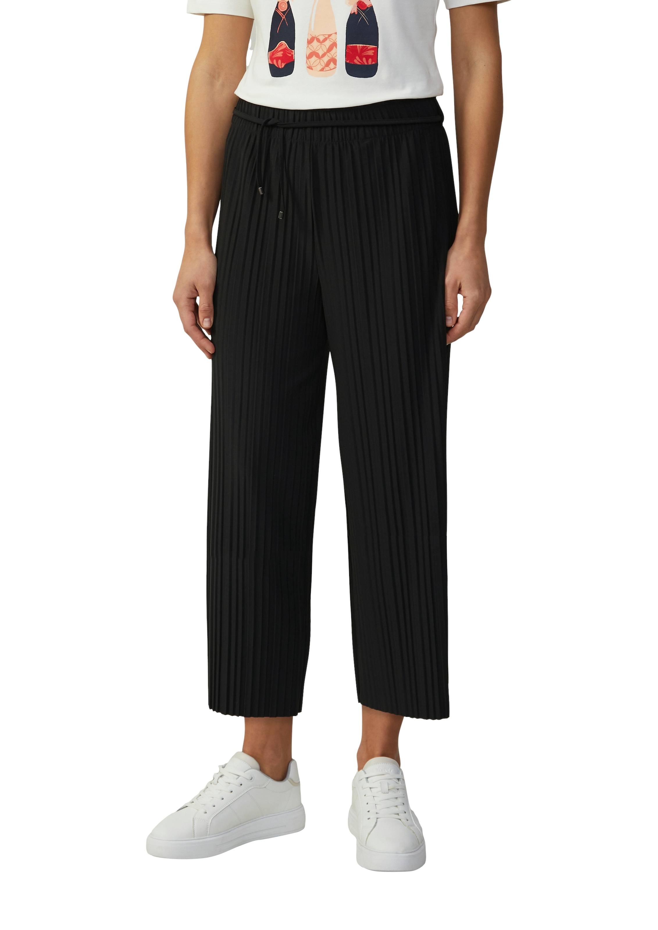 Image of s.Oliver BLACK LABEL Stoffhose Sommerhose mit Wide Leg