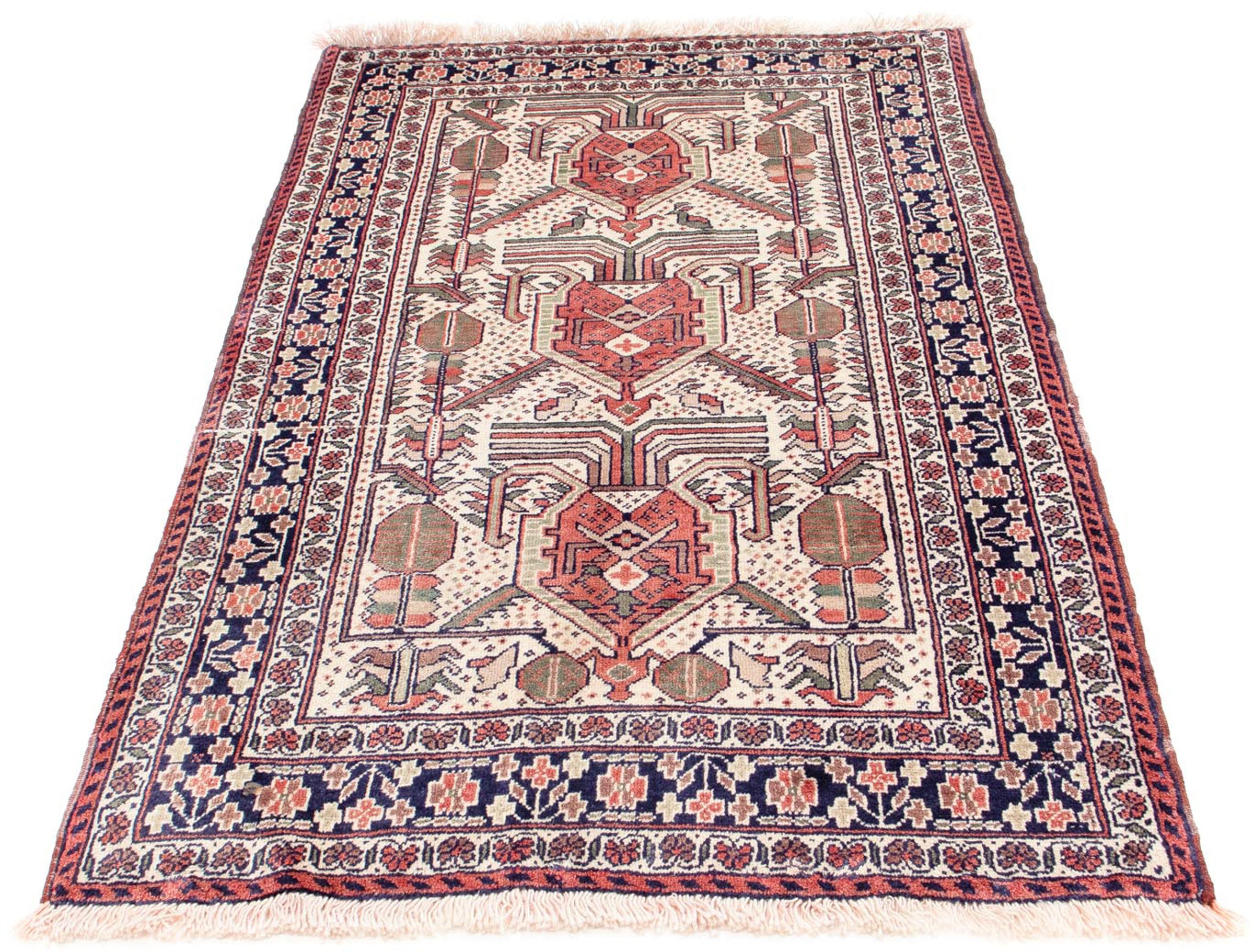 Image of morgenland Orientteppich »Belutsch - 159 x 92 cm - beige«, rechteckig, 8 mm Höhe, Wohnzimmer, Handgeknüpft, Einzelstück mit Zertifikat bei Ackermann Versand Schweiz