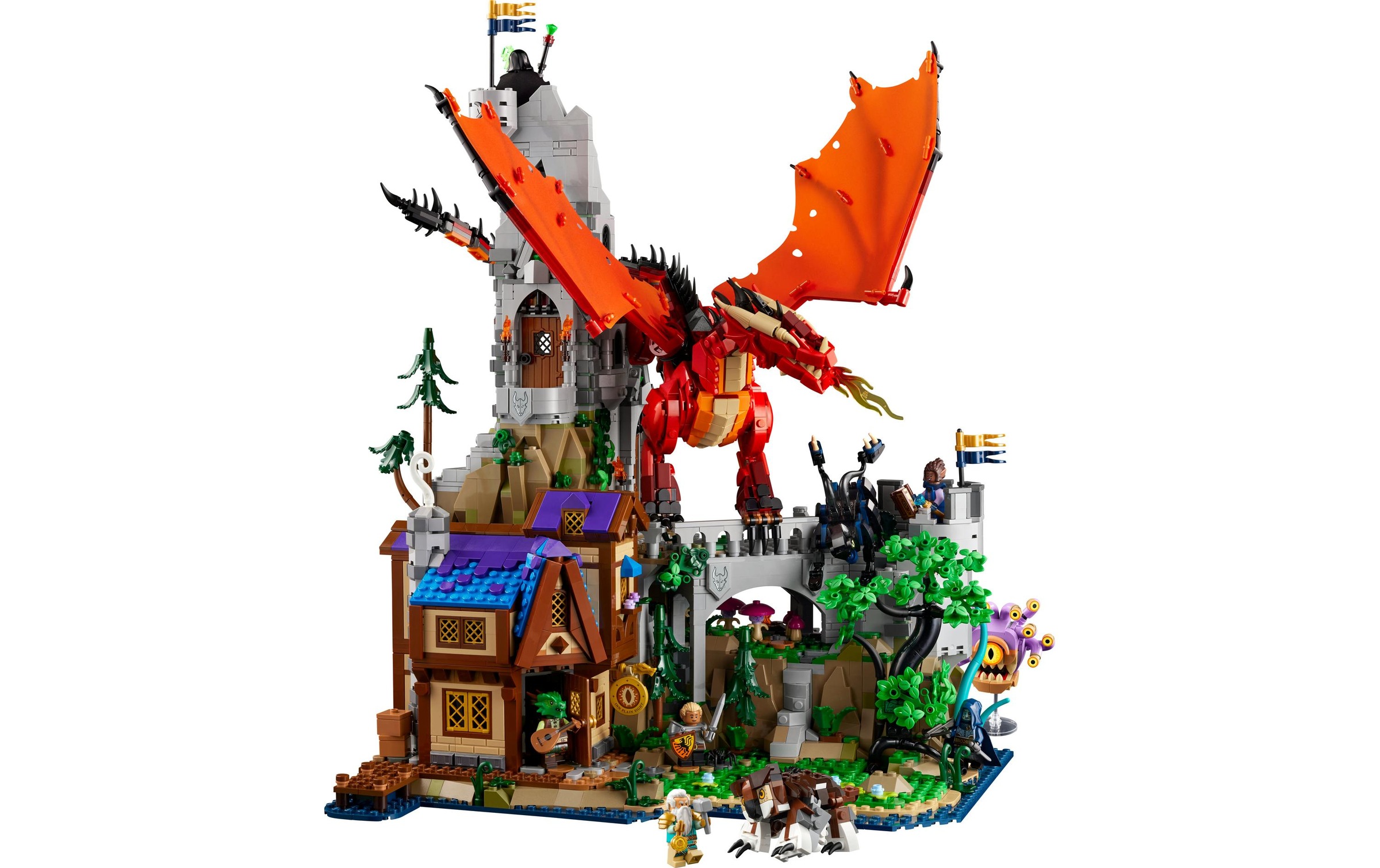 LEGO® Spielbausteine »Ideas Dungeons & Dragons: Die Sage vom Roten Drachen 21348«, (3745 St.)