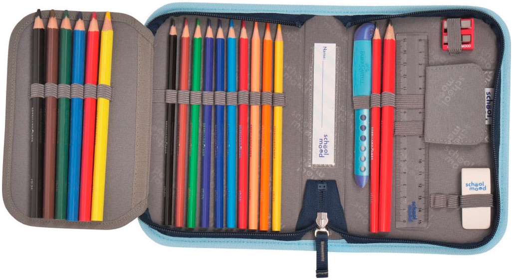 SCHOOL-MOOD® Schulranzen »Champion Pro« retroreflektierende Flächen mit LED-Patchy