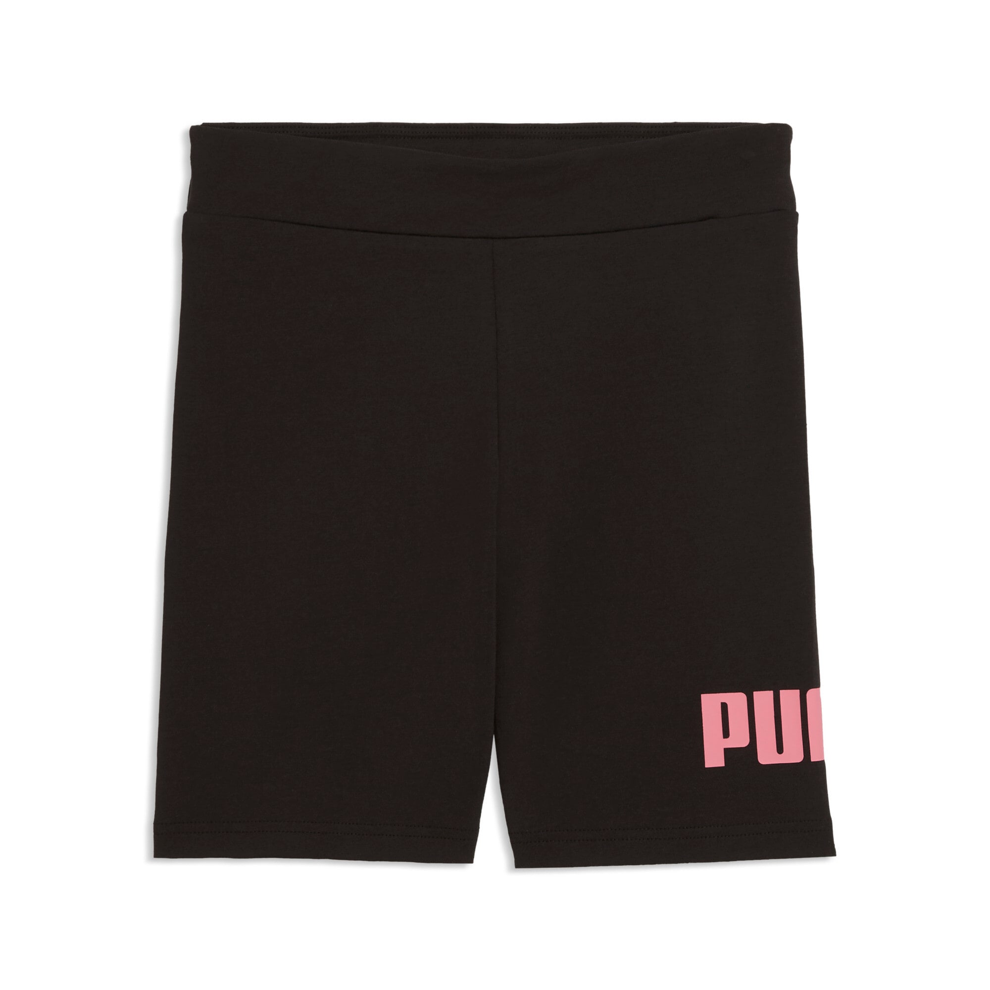 Image of PUMA Leggings "ESS 2 COLOR NO.1 LOGO SHORT LEGGINGS G" elastischer Bund, schmale Passform, für Jugendliche