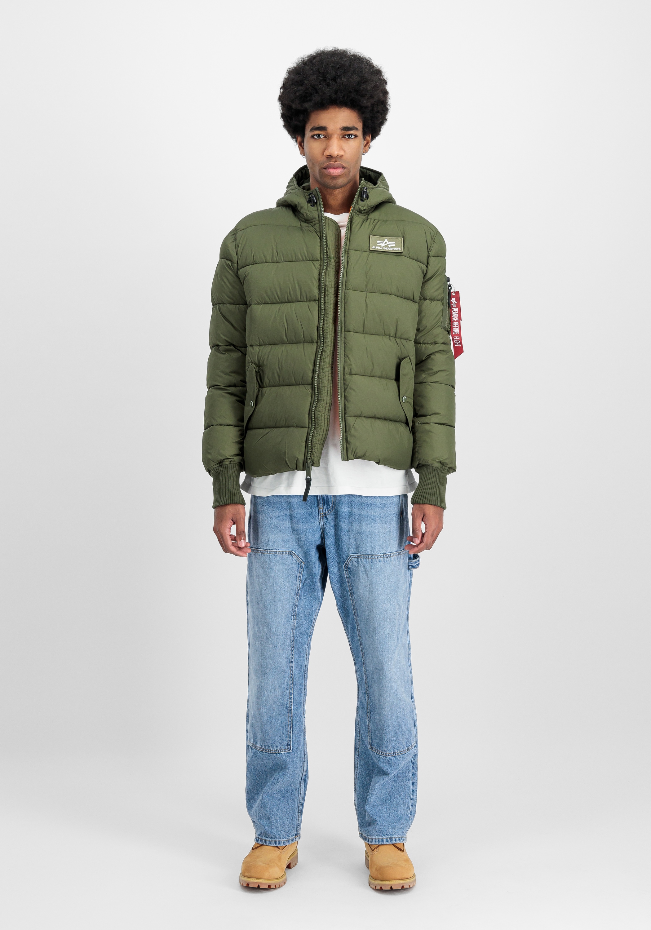 Alpha Industries Winterjacke »Hooded Puffer Alpha FD«