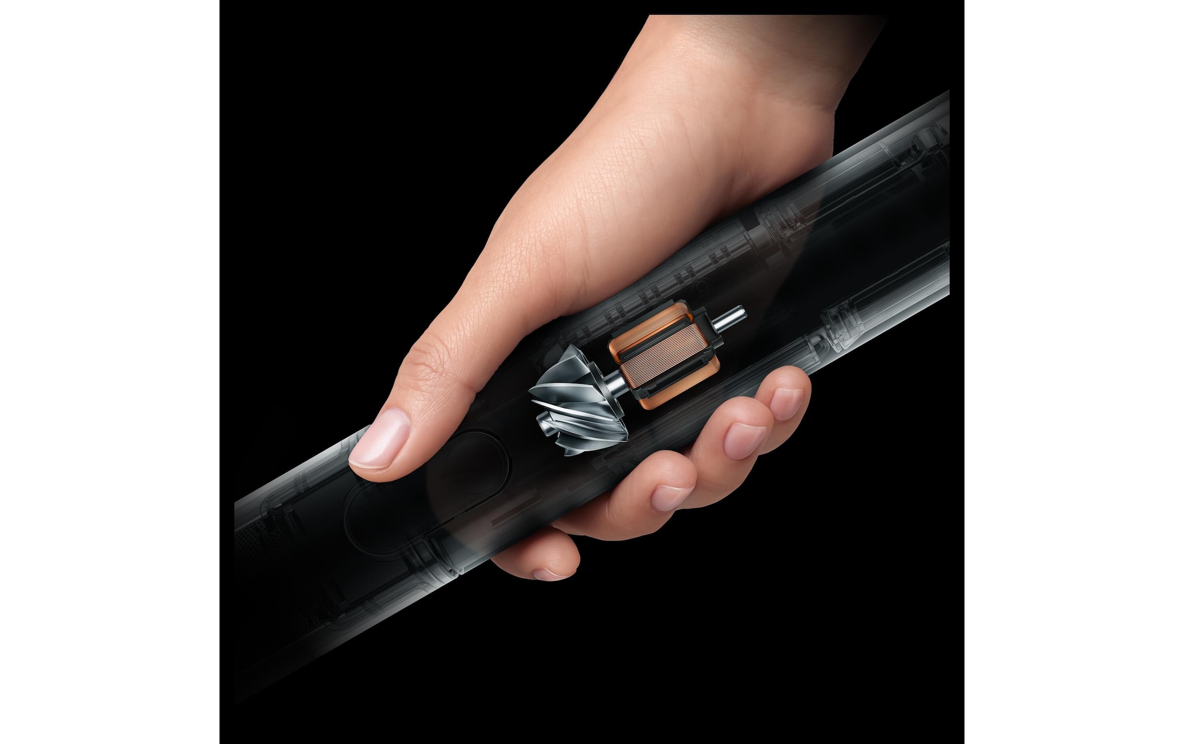 DYSON Akku-Hand-und Stielstaubsauger »PencilVac™ Fluffycones« Saugkraft bis zu: 55 AW, Voller innovativer  Technologie