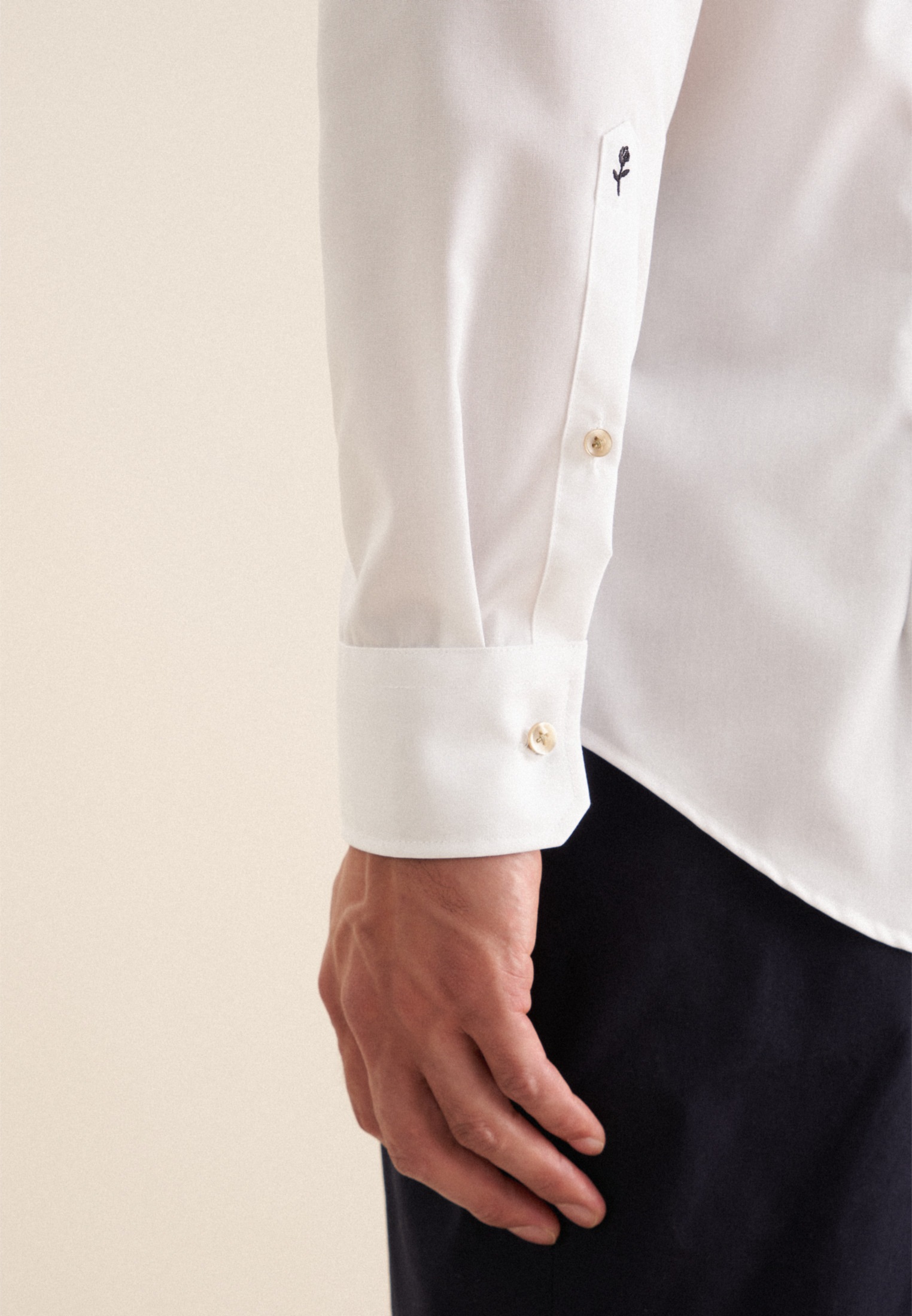 seidensticker Businesshemd »Slim«, Slim Langarm Kentkragen Uni